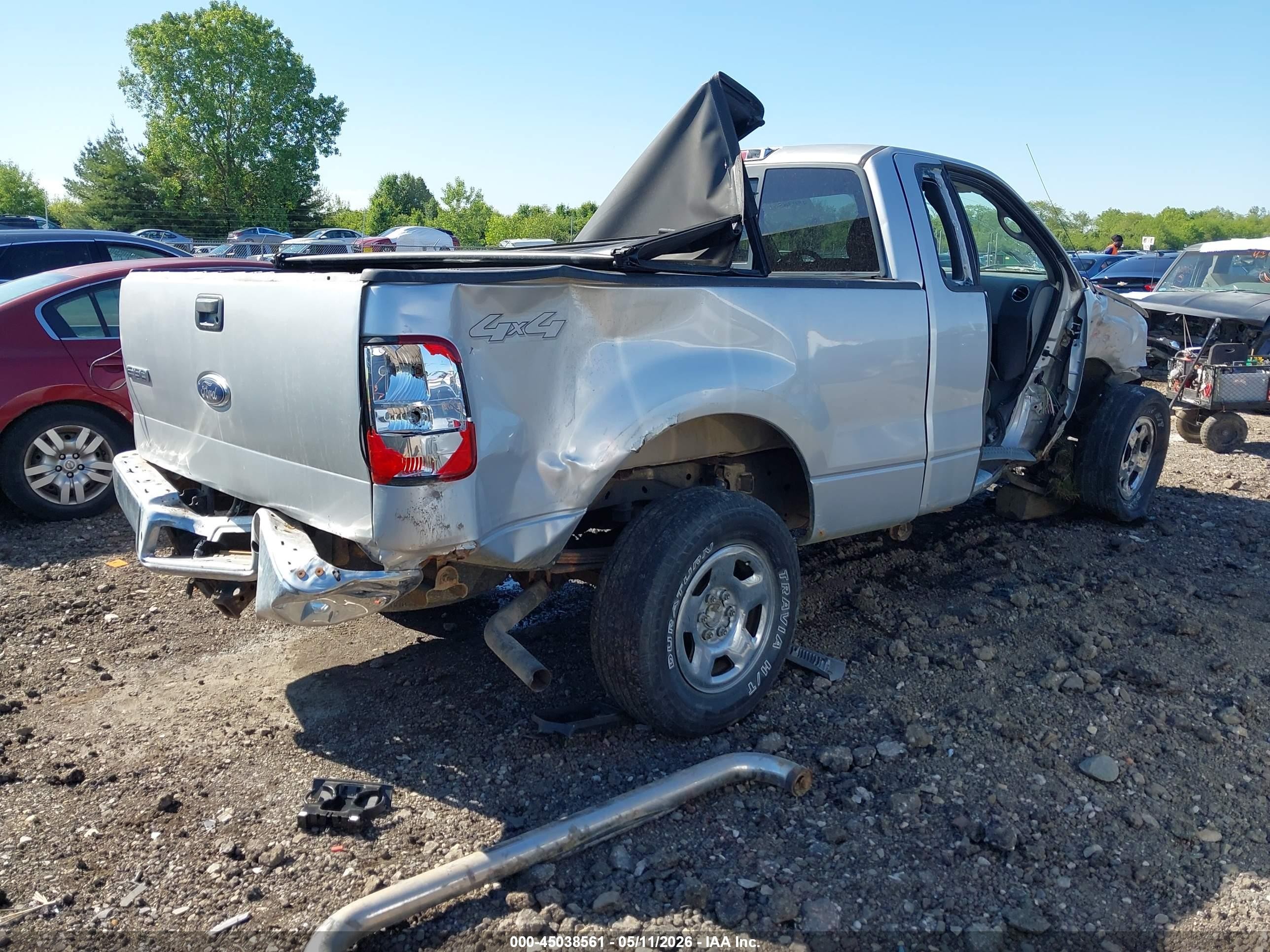 2005 Ford F-150 Stx/xl/xlt Silver vin: 1FTRF14W95NC10097