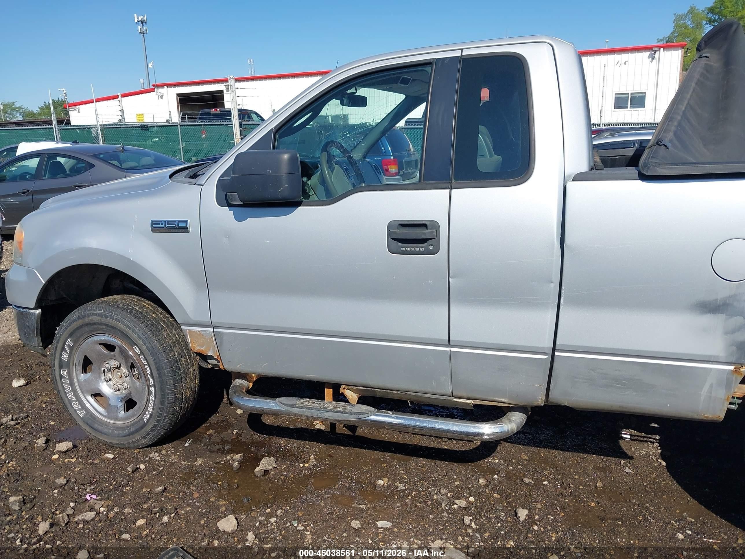 2005 Ford F-150 Stx/xl/xlt Silver vin: 1FTRF14W95NC10097