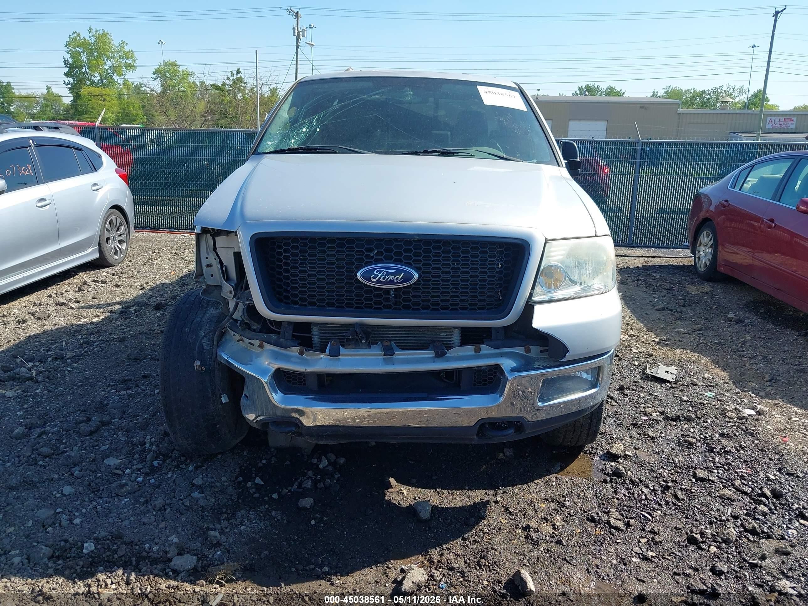 2005 Ford F-150 Stx/xl/xlt Silver vin: 1FTRF14W95NC10097