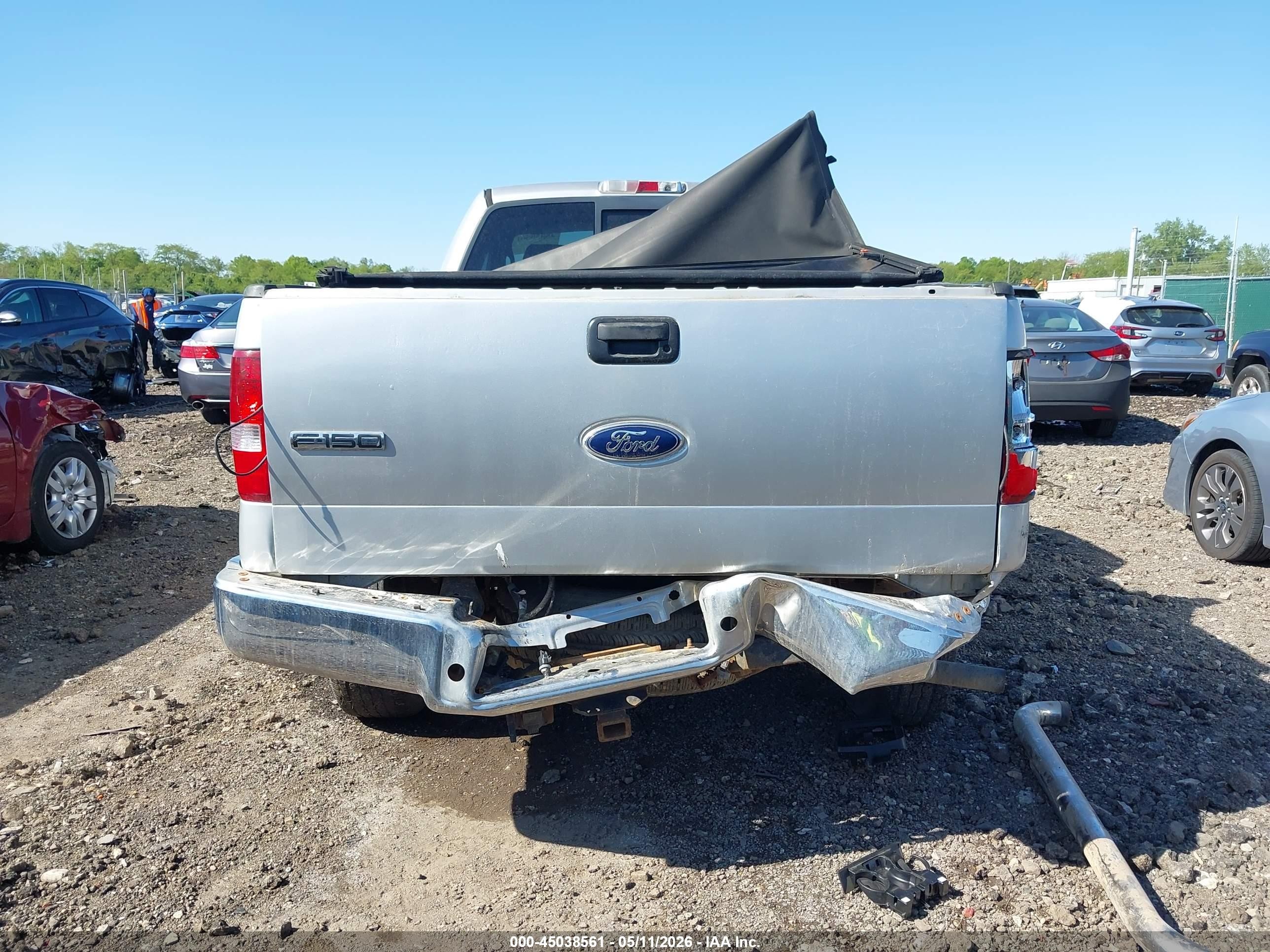 2005 Ford F-150 Stx/xl/xlt Silver vin: 1FTRF14W95NC10097