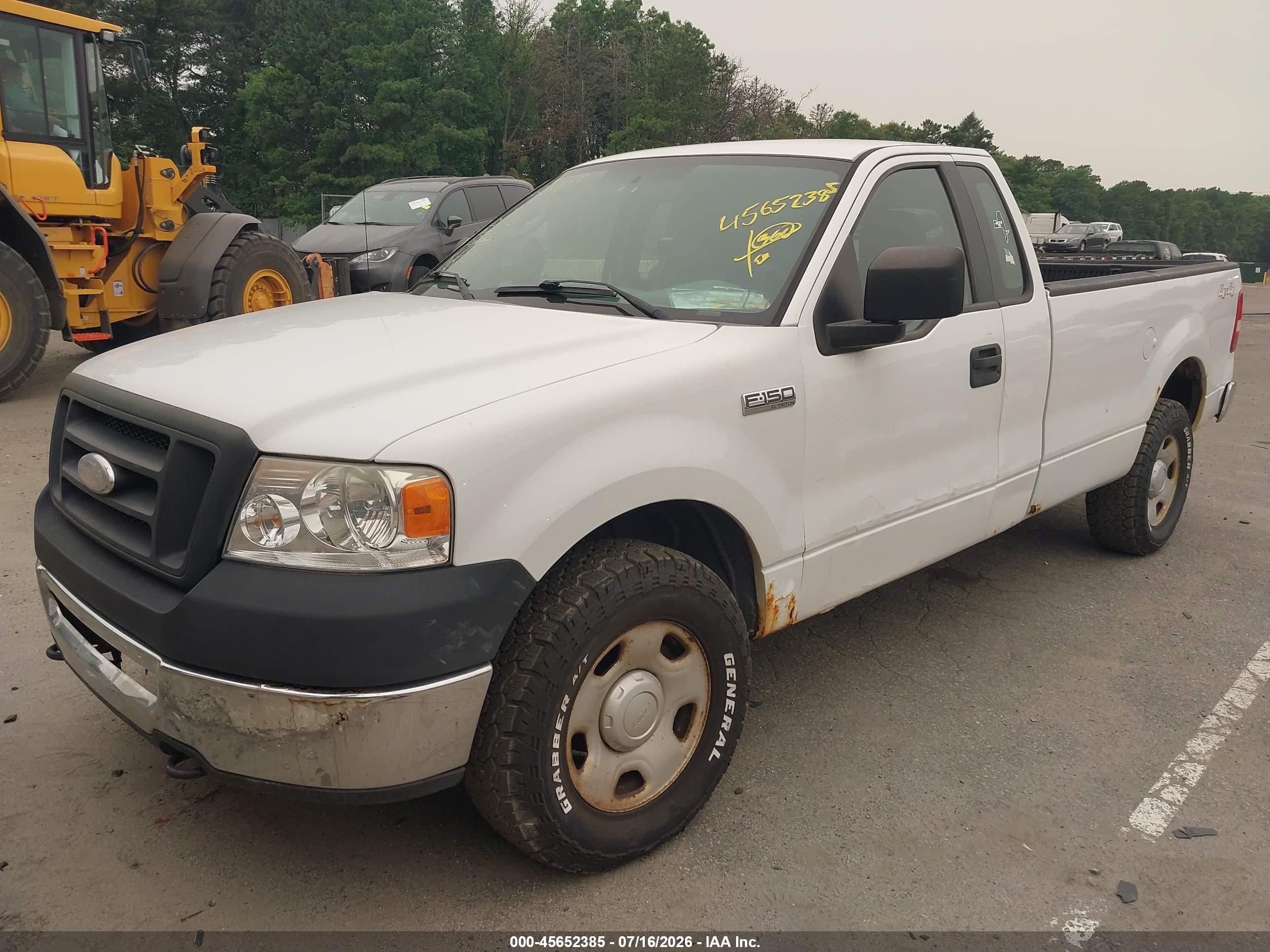 2006 Ford F-150 Stx/xl/xlt White vin: 1FTRF14W96NB20272