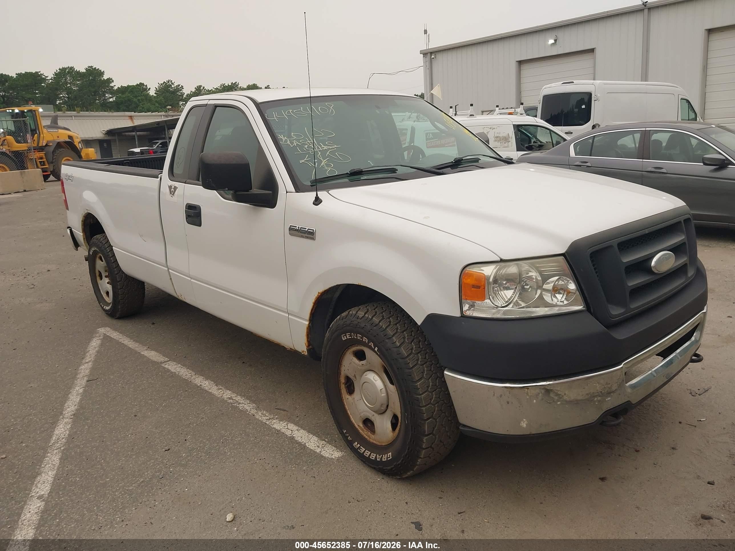 2006 Ford F-150 Stx/xl/xlt White vin: 1FTRF14W96NB20272