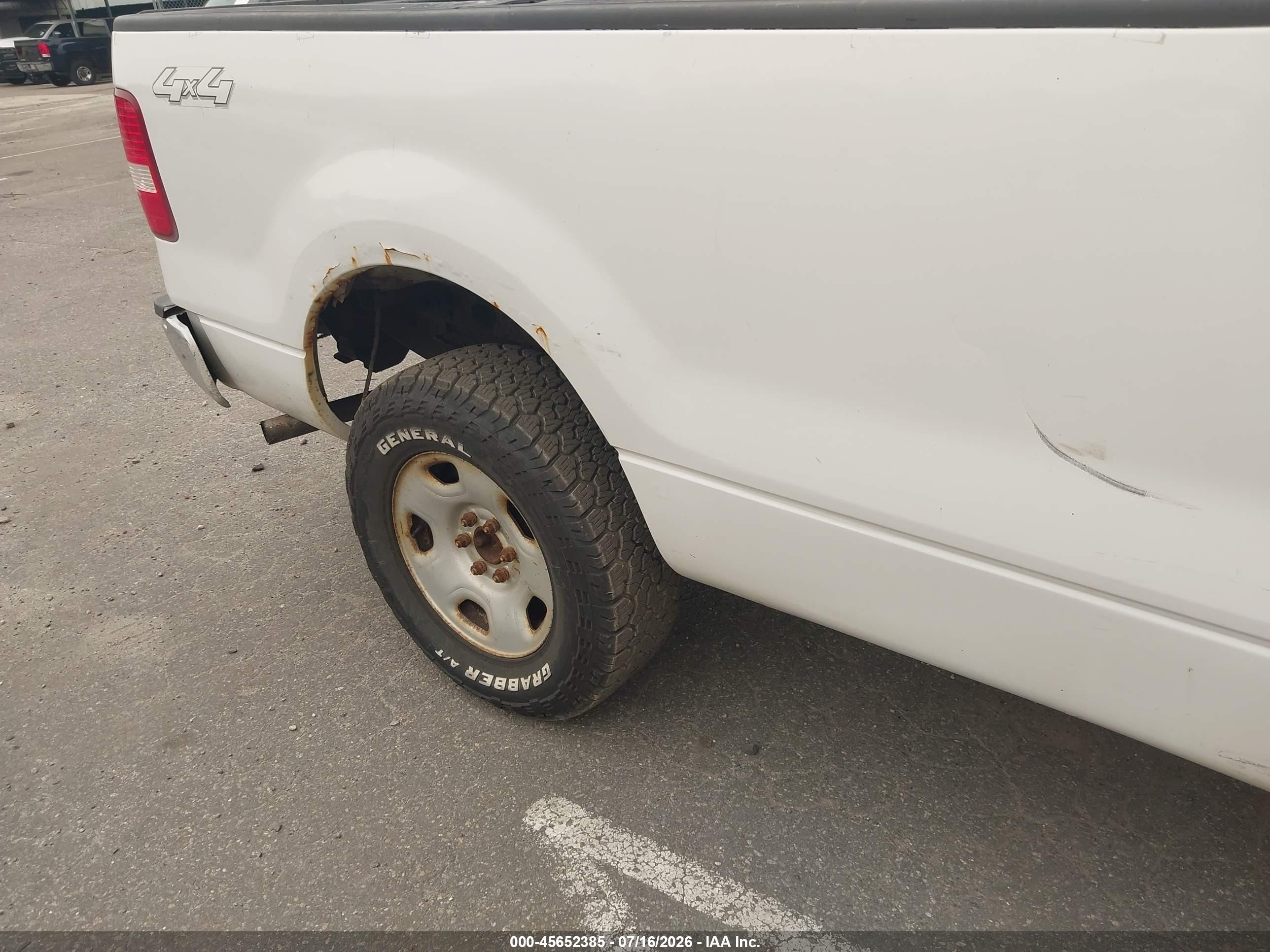 2006 Ford F-150 Stx/xl/xlt White vin: 1FTRF14W96NB20272