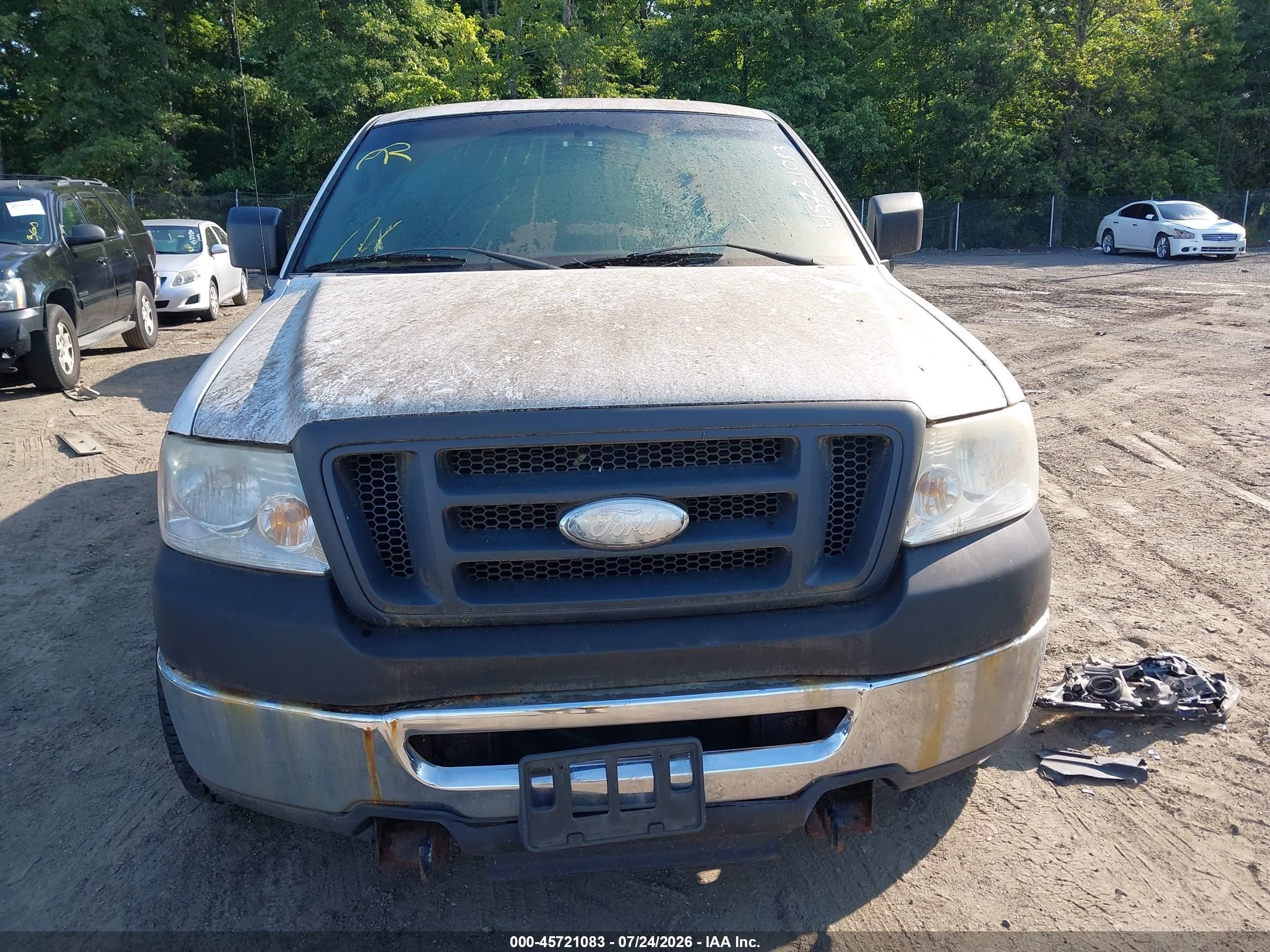 2007 Ford F-150 Stx/xl/xlt White vin: 1FTRF14W97NA38530