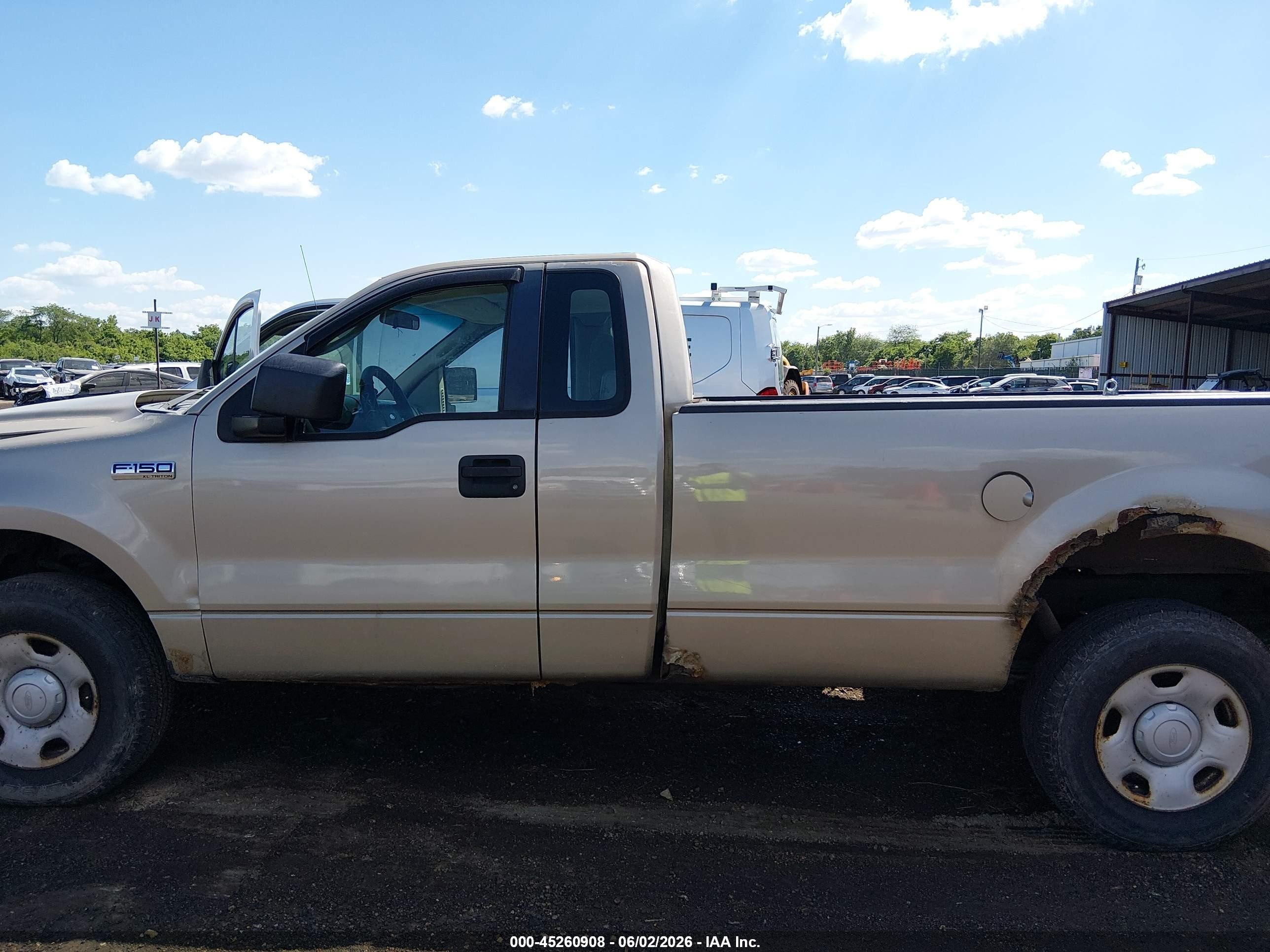 2008 Ford F-150 Stx/xl/xlt Champagne vin: 1FTRF14W98KD17141