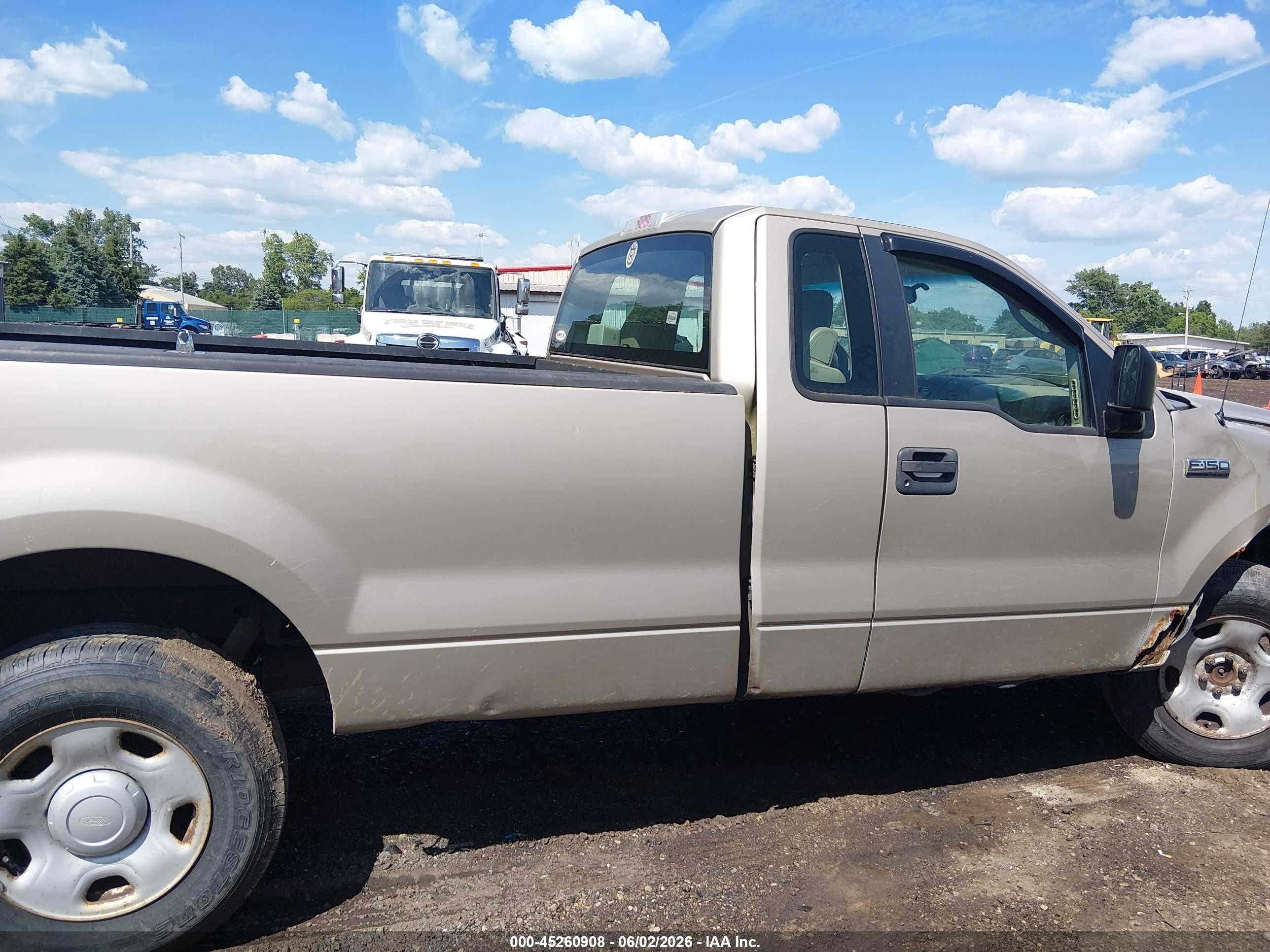 2008 Ford F-150 Stx/xl/xlt Champagne vin: 1FTRF14W98KD17141