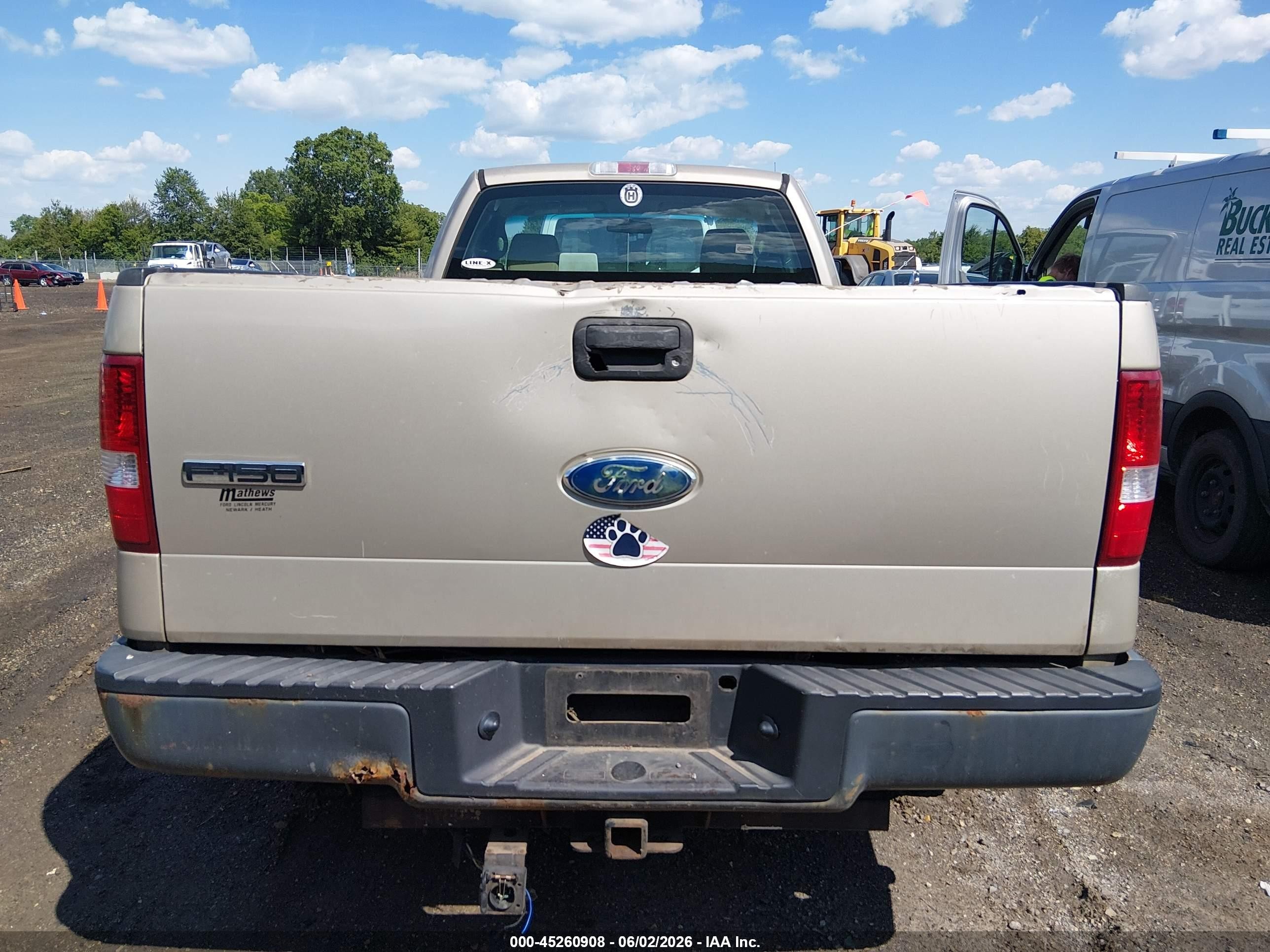 2008 Ford F-150 Stx/xl/xlt Champagne vin: 1FTRF14W98KD17141
