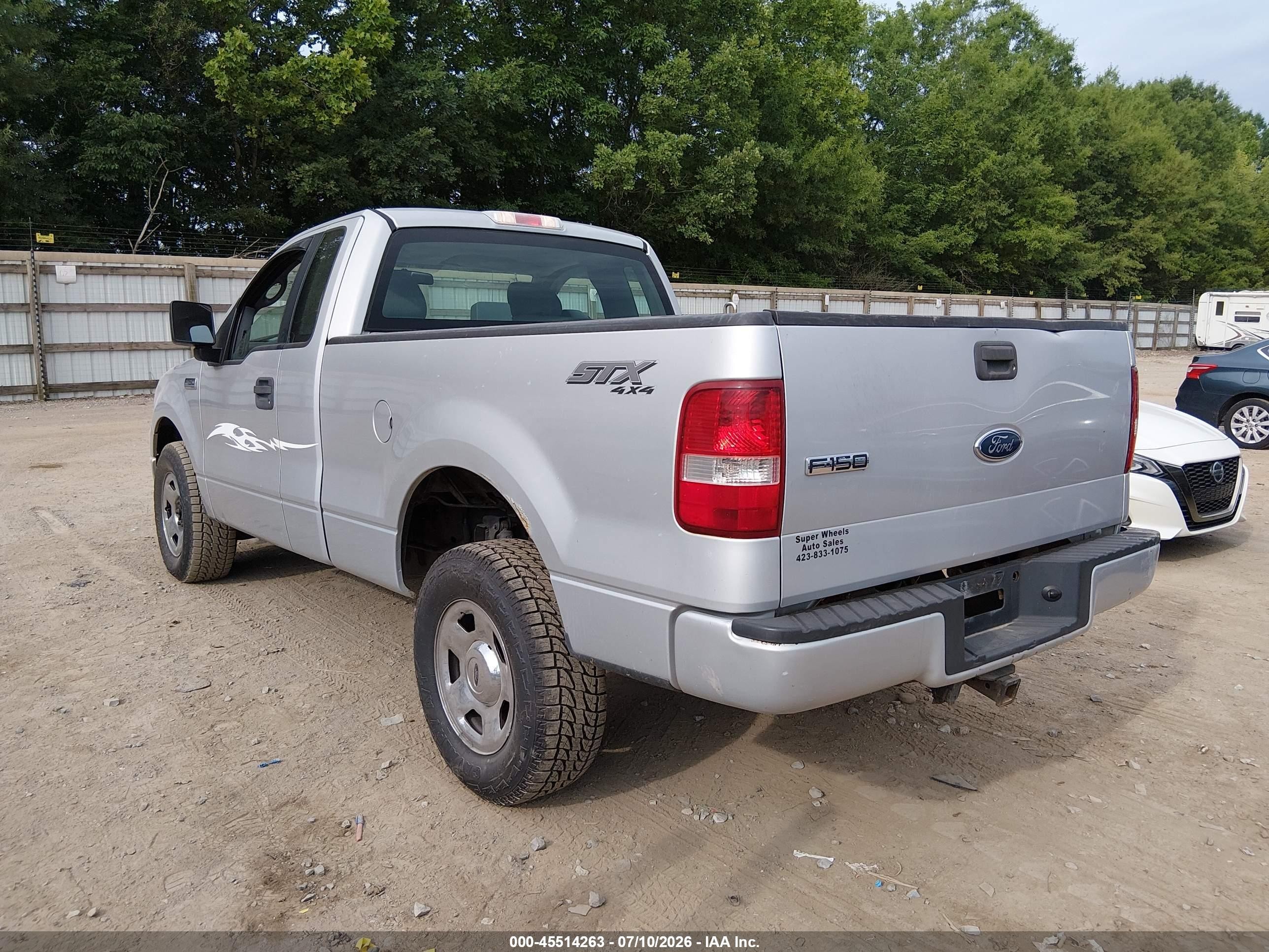 2005 Ford F-150 Stx/xl/xlt Silver vin: 1FTRF14WX5KC57382