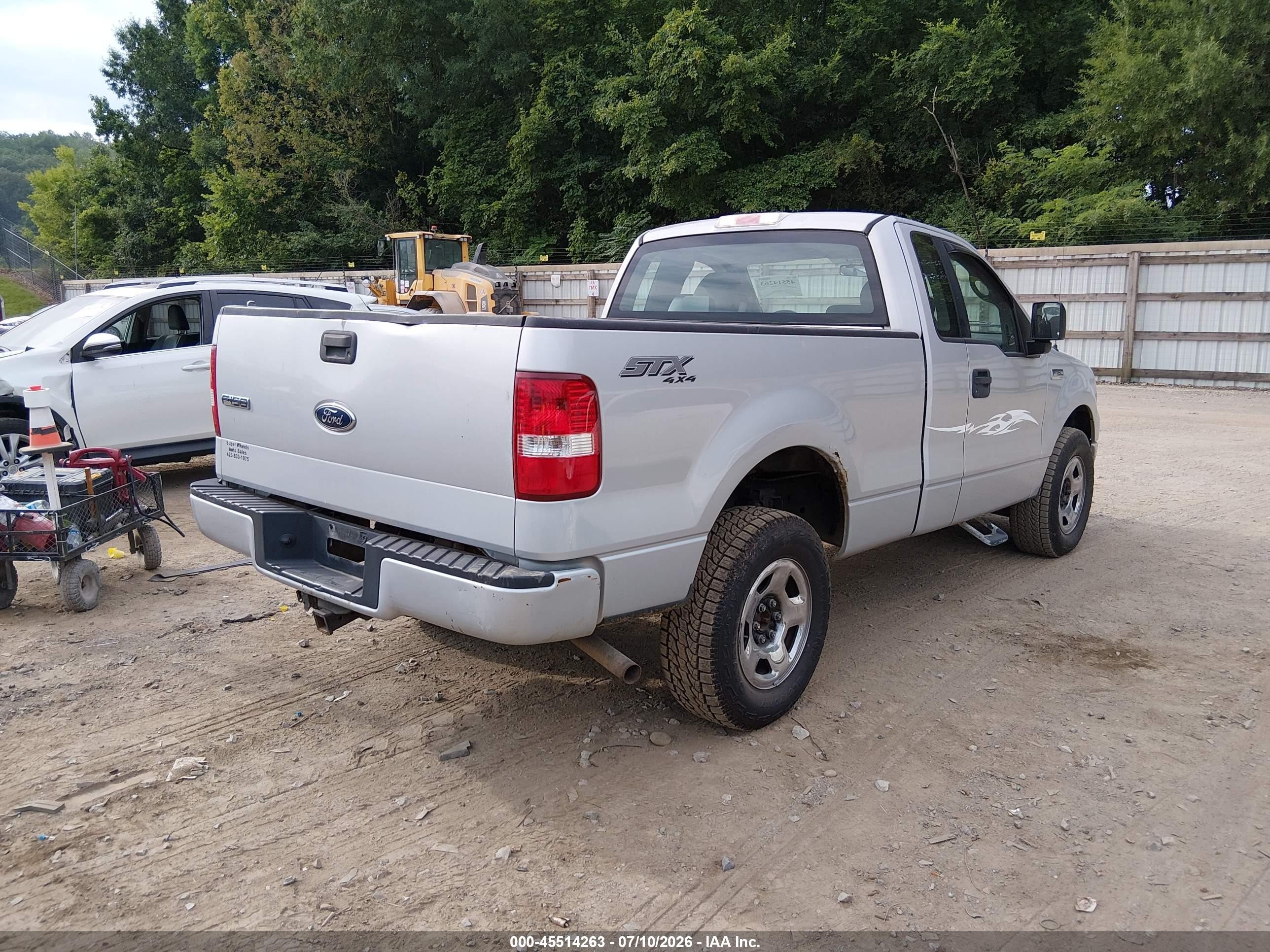 2005 Ford F-150 Stx/xl/xlt Silver vin: 1FTRF14WX5KC57382