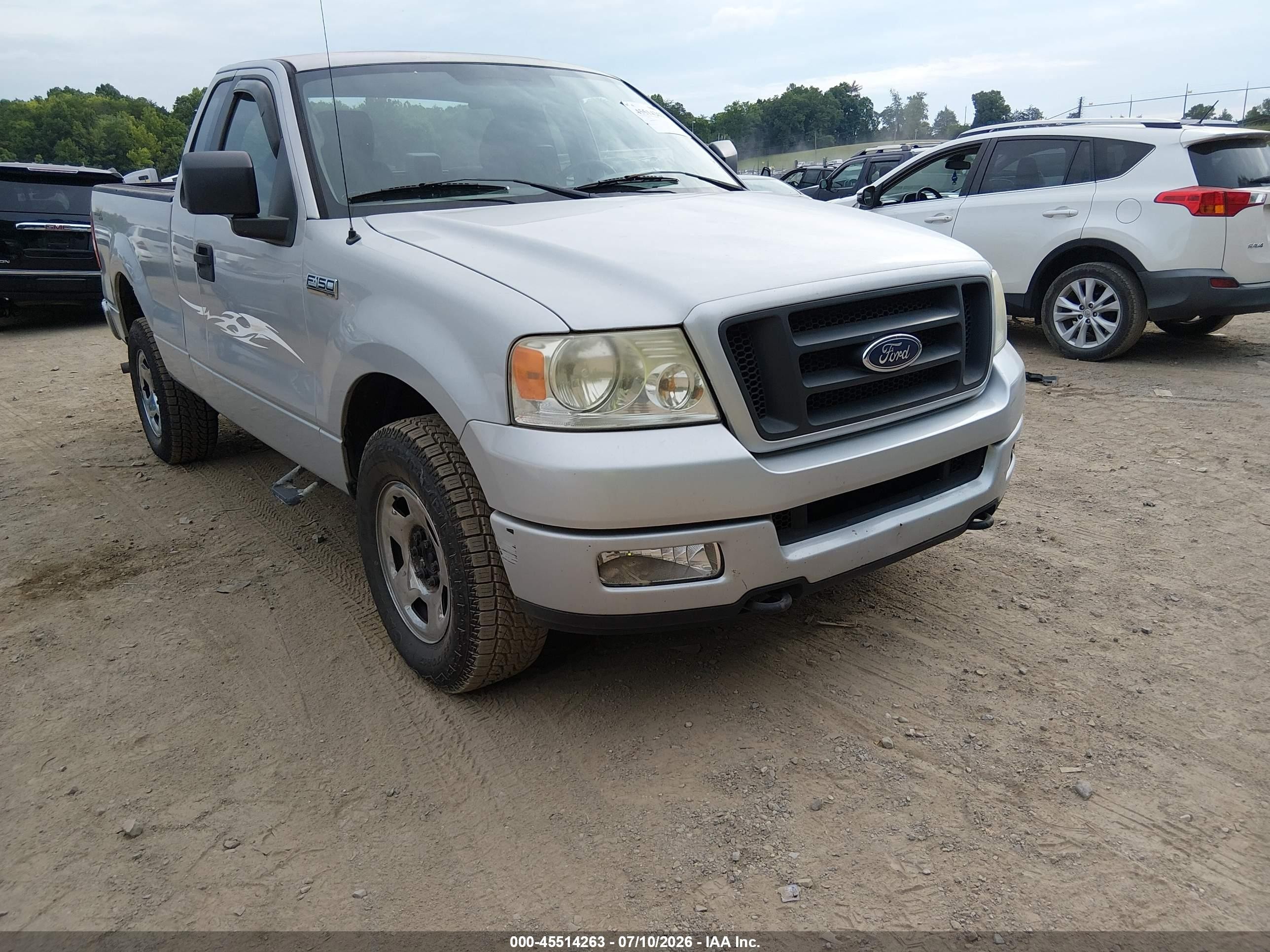 2005 Ford F-150 Stx/xl/xlt Silver vin: 1FTRF14WX5KC57382