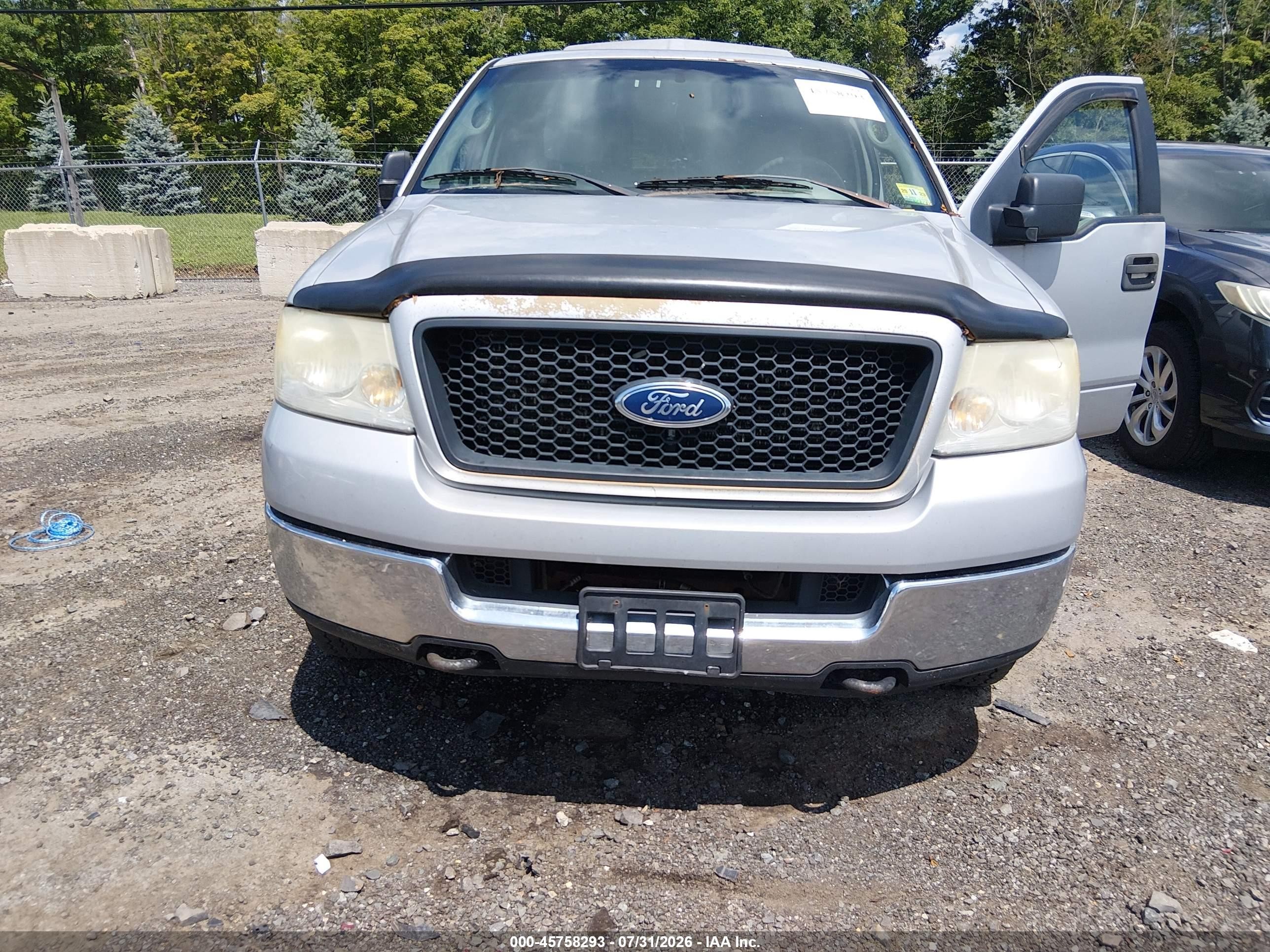 2005 Ford F-150 Stx/xl/xlt Silver vin: 1FTRF14WX5NB04998