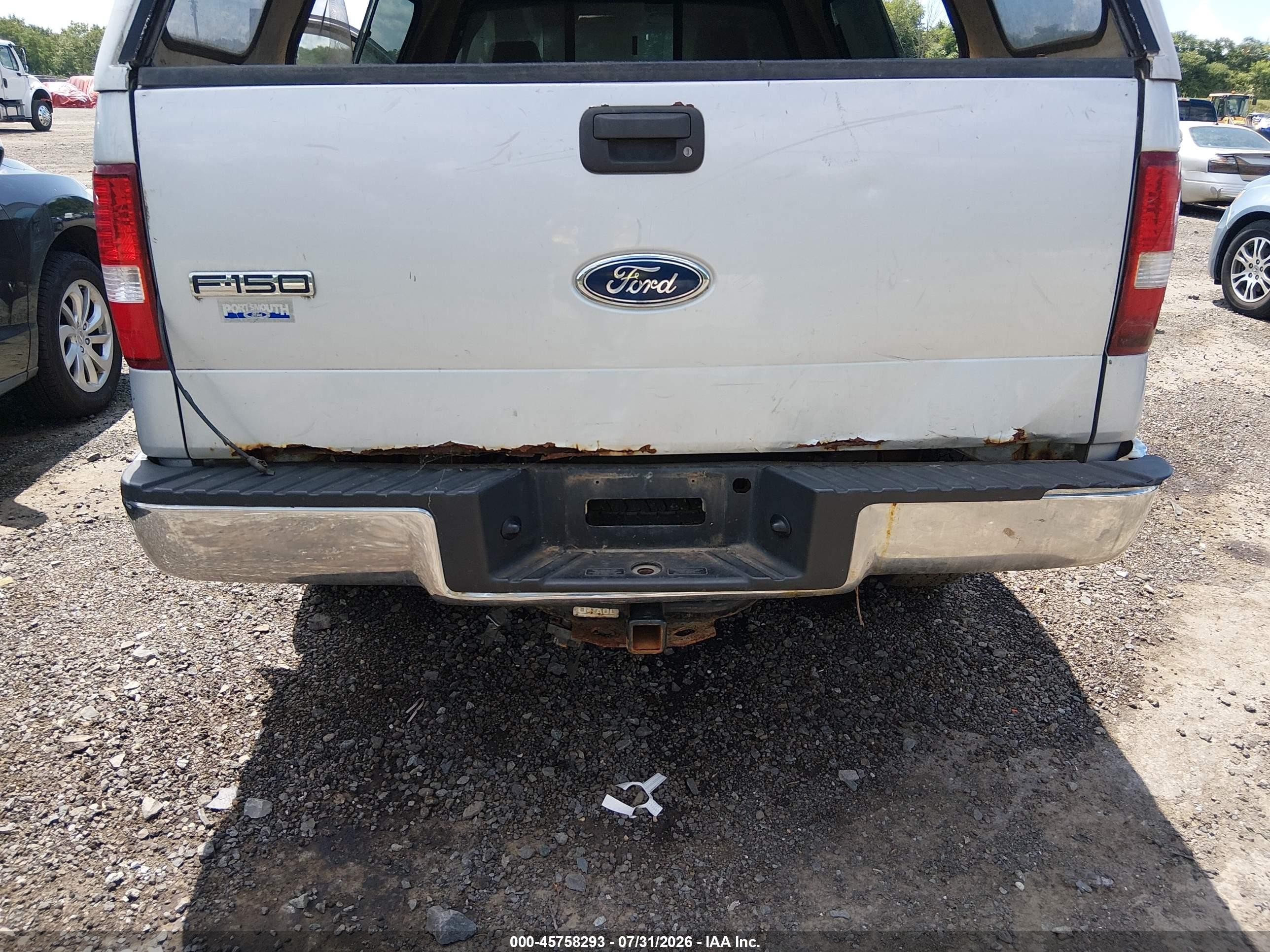 2005 Ford F-150 Stx/xl/xlt Silver vin: 1FTRF14WX5NB04998