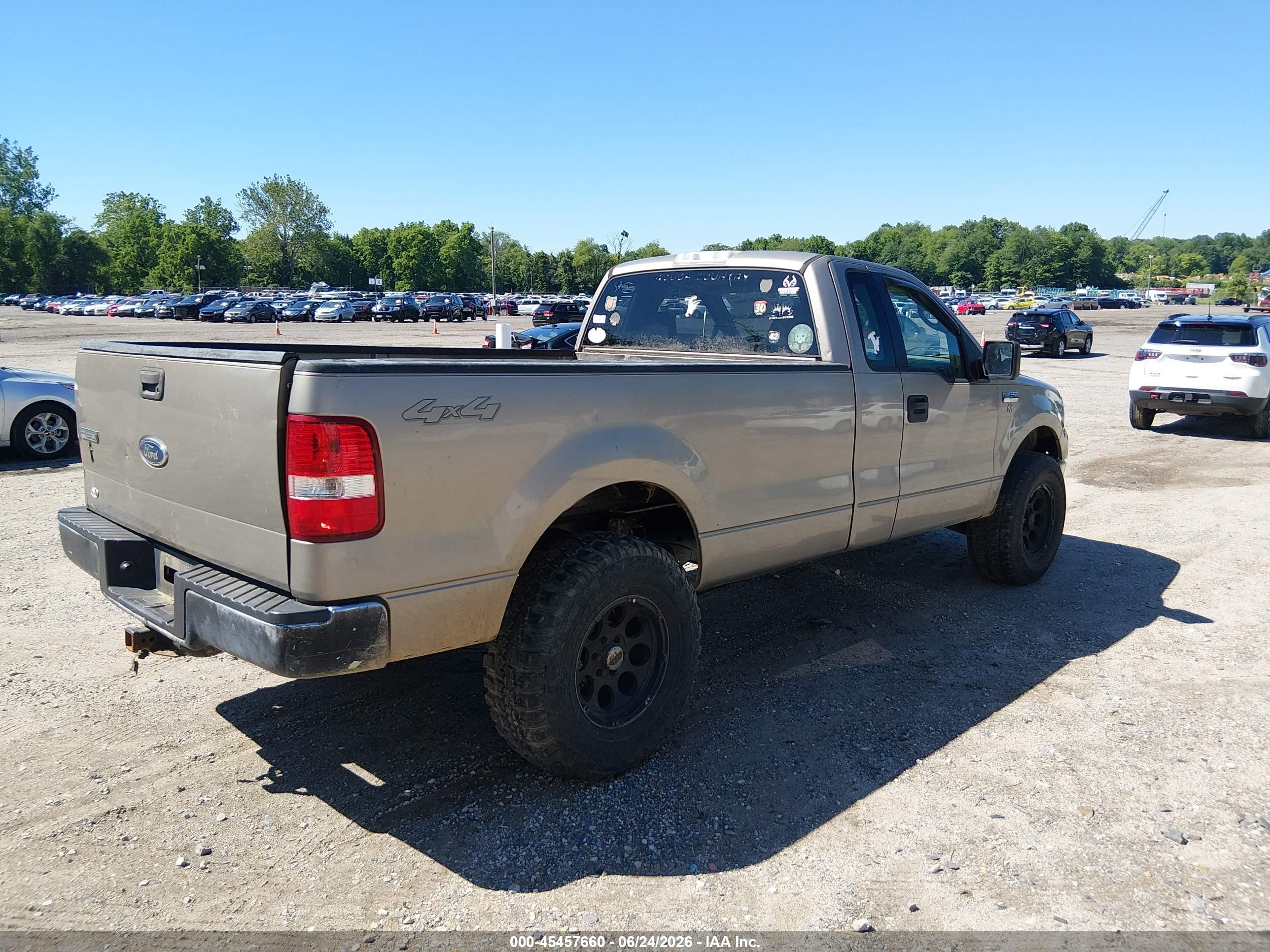 2005 Ford F-150 Stx/xl/xlt Tan vin: 1FTRF14WX5NC02767