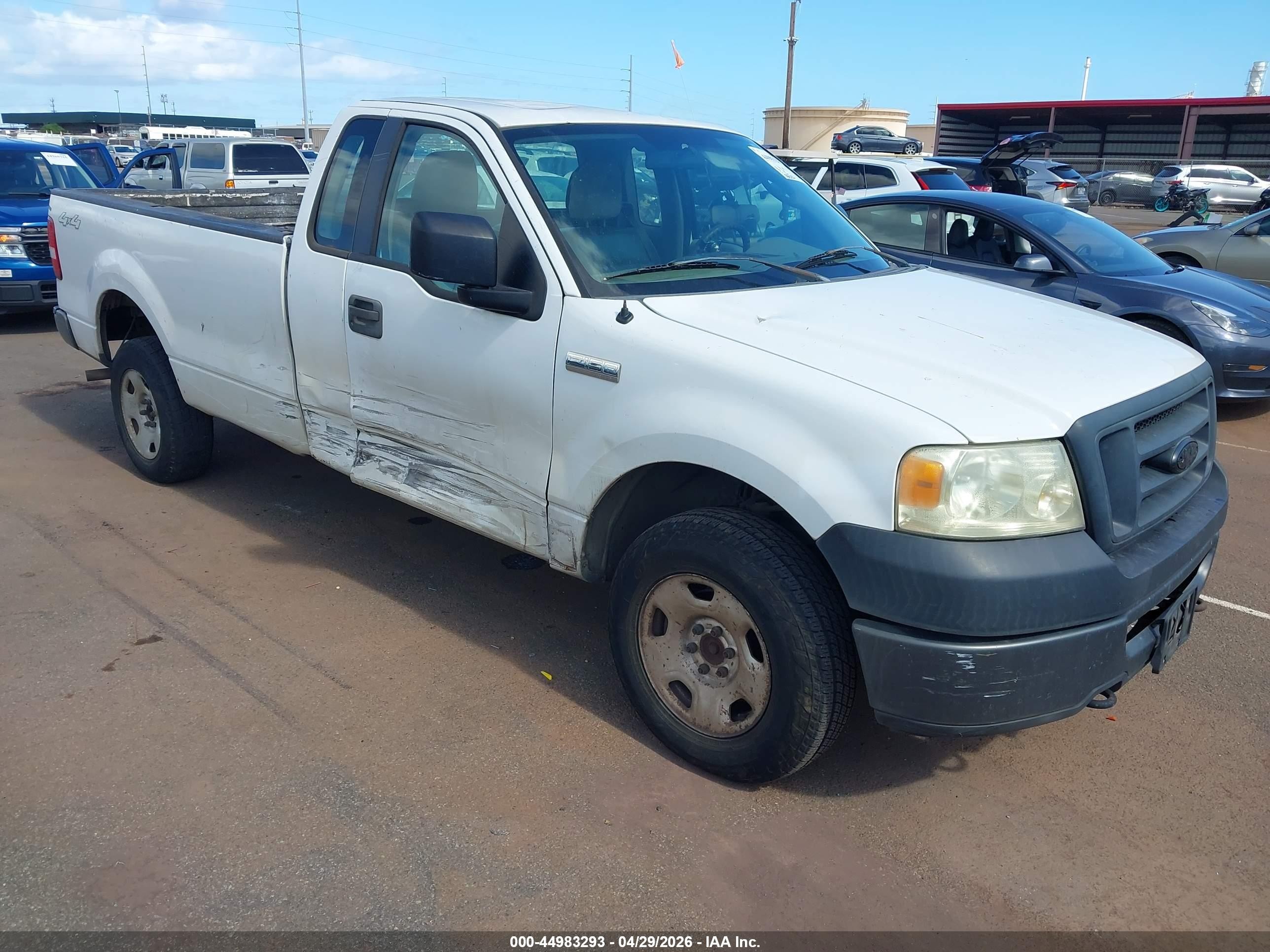 2006 Ford F-150 Stx/xl/xlt White vin: 1FTRF14WX6NB23777