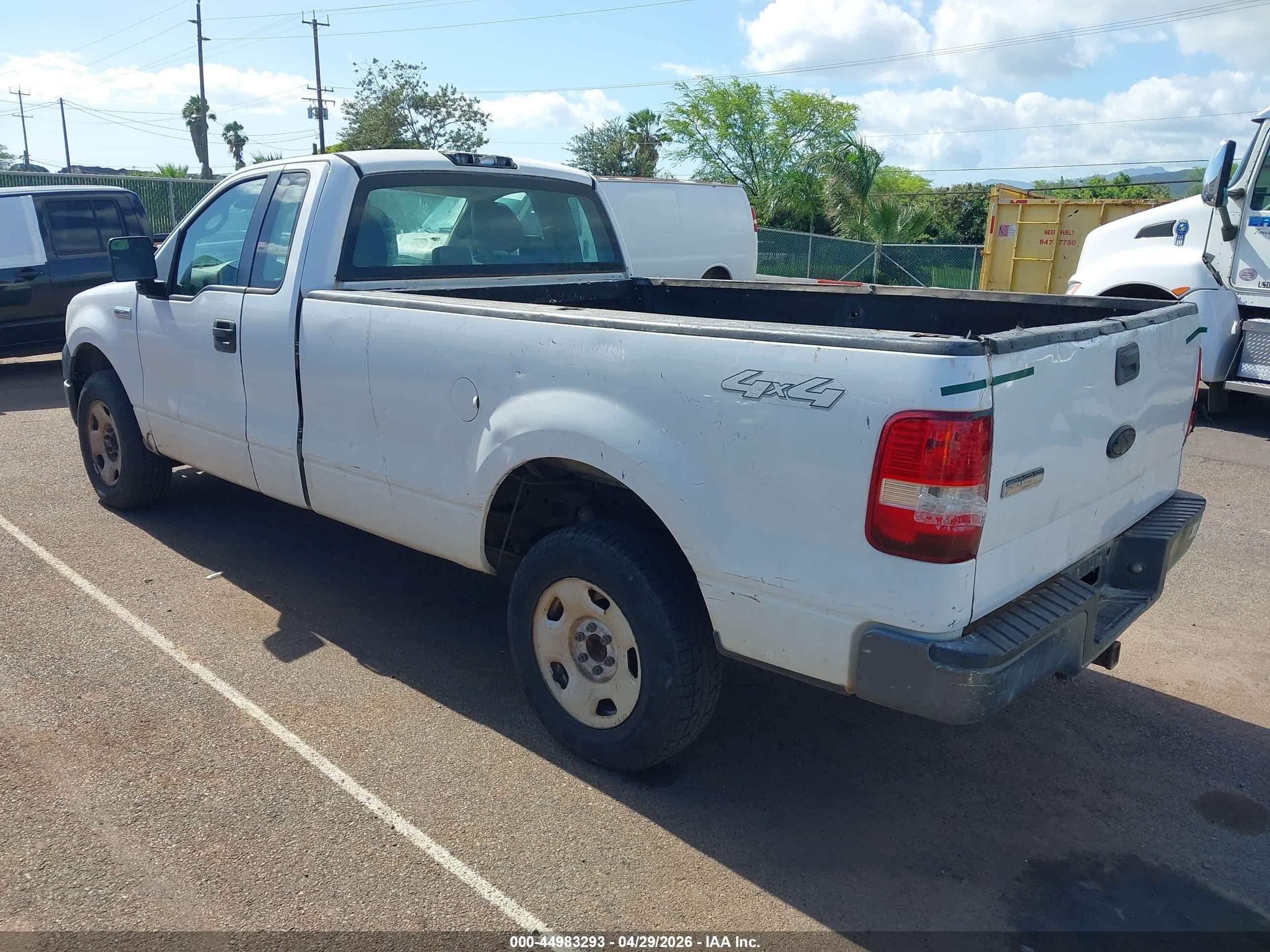 2006 Ford F-150 Stx/xl/xlt White vin: 1FTRF14WX6NB23777