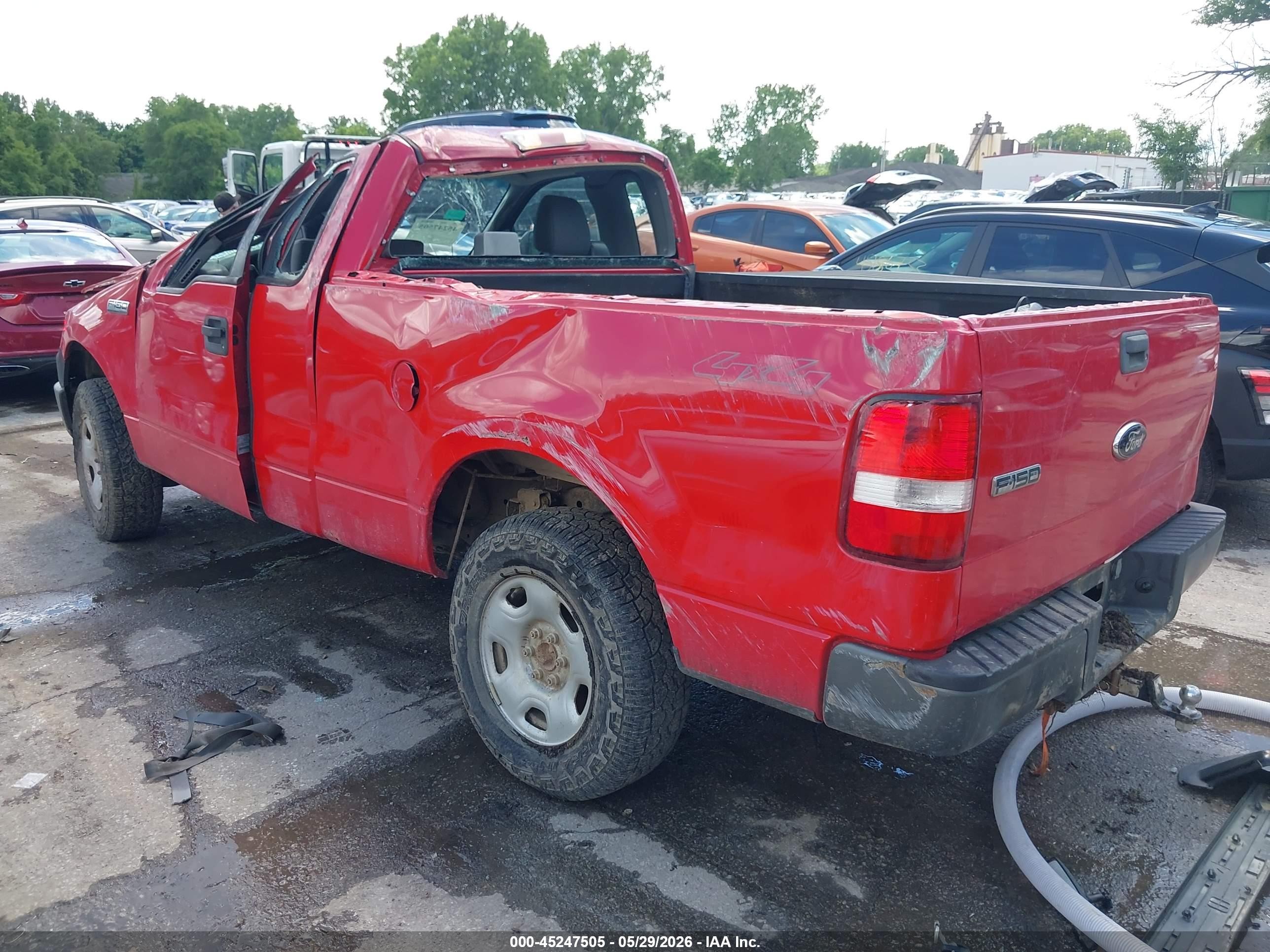 2008 Ford F-150 Stx/xl/xlt Red vin: 1FTRF14WX8KC88426