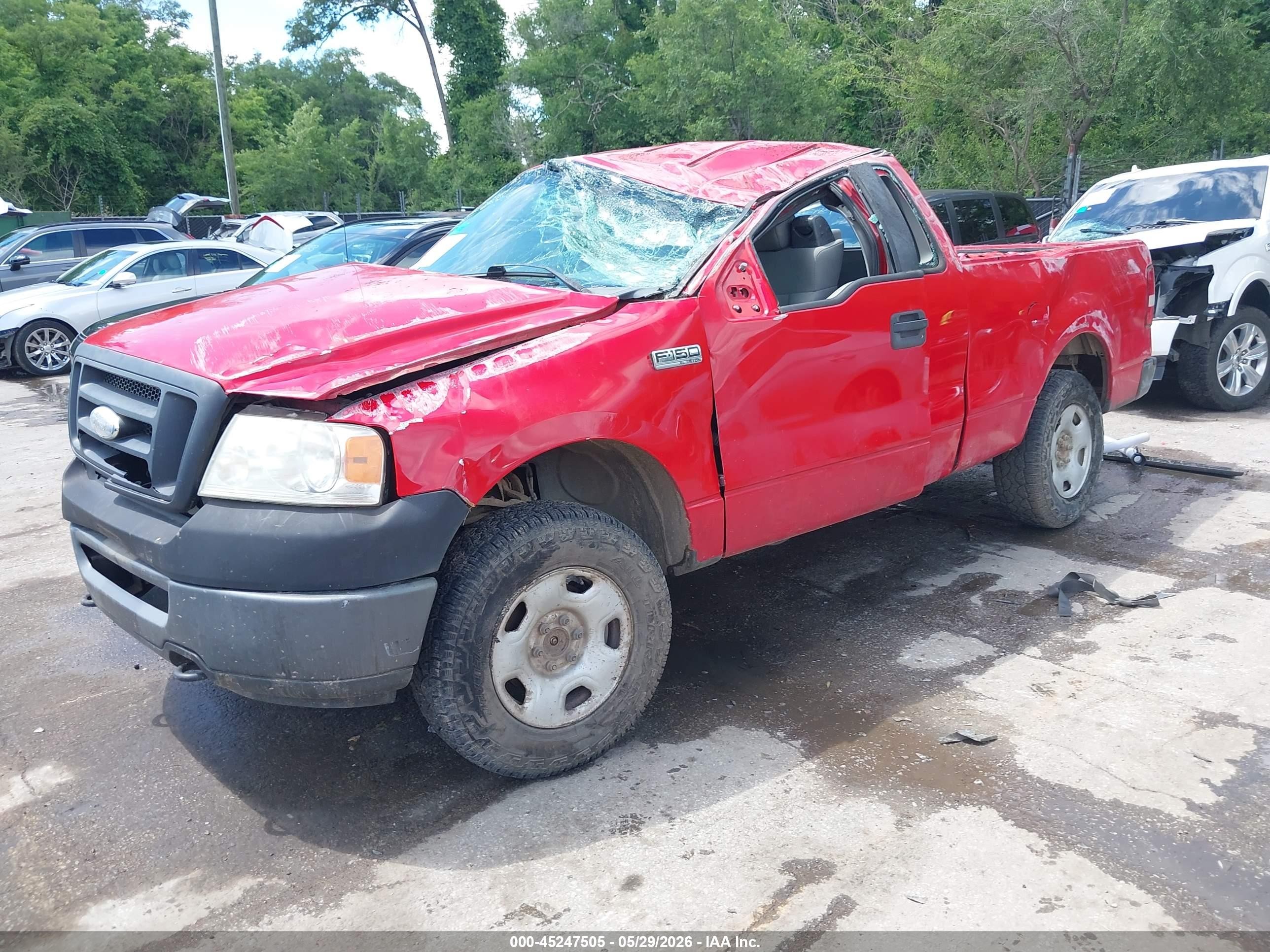2008 Ford F-150 Stx/xl/xlt Red vin: 1FTRF14WX8KC88426