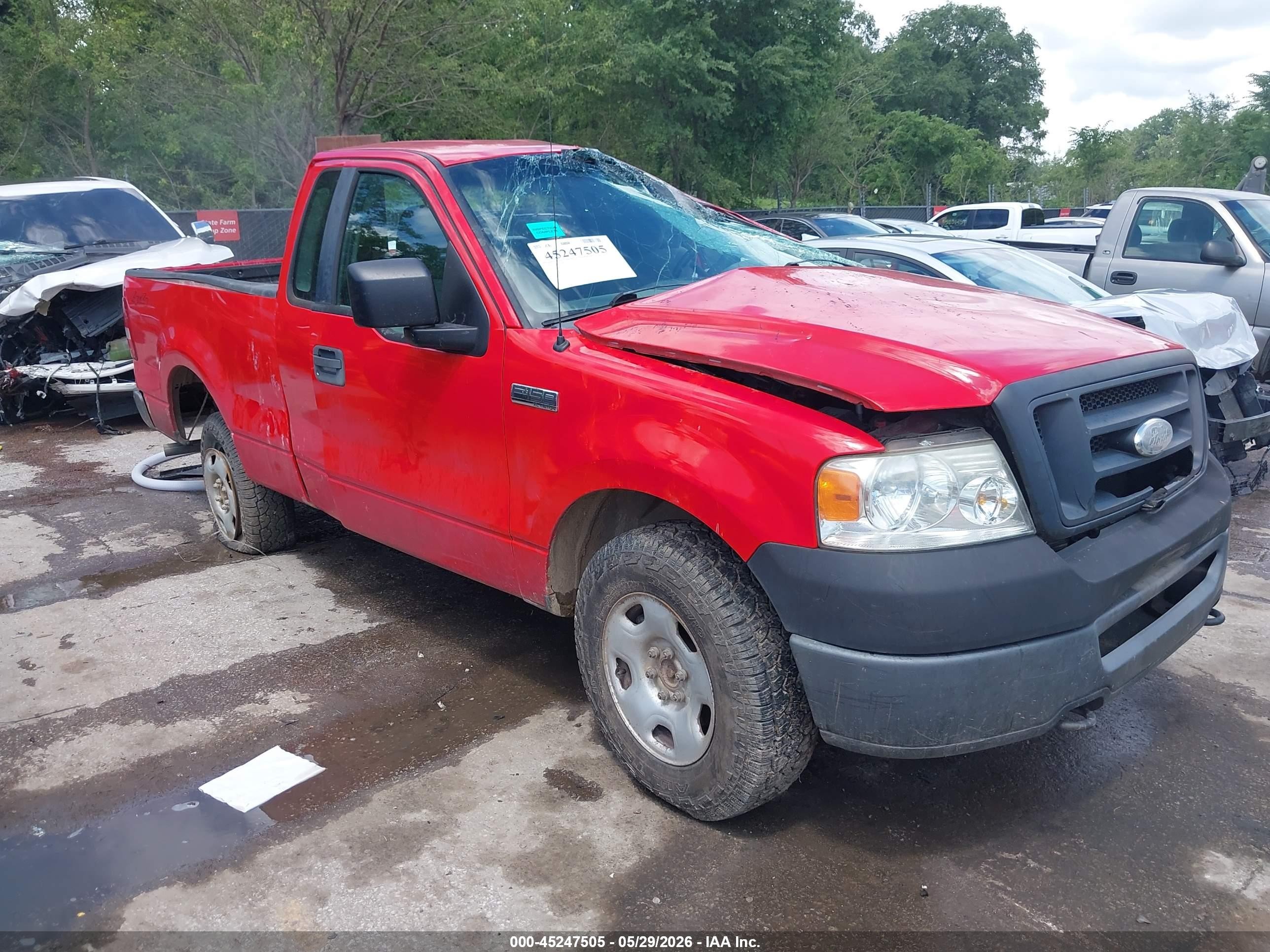 2008 Ford F-150 Stx/xl/xlt Red vin: 1FTRF14WX8KC88426