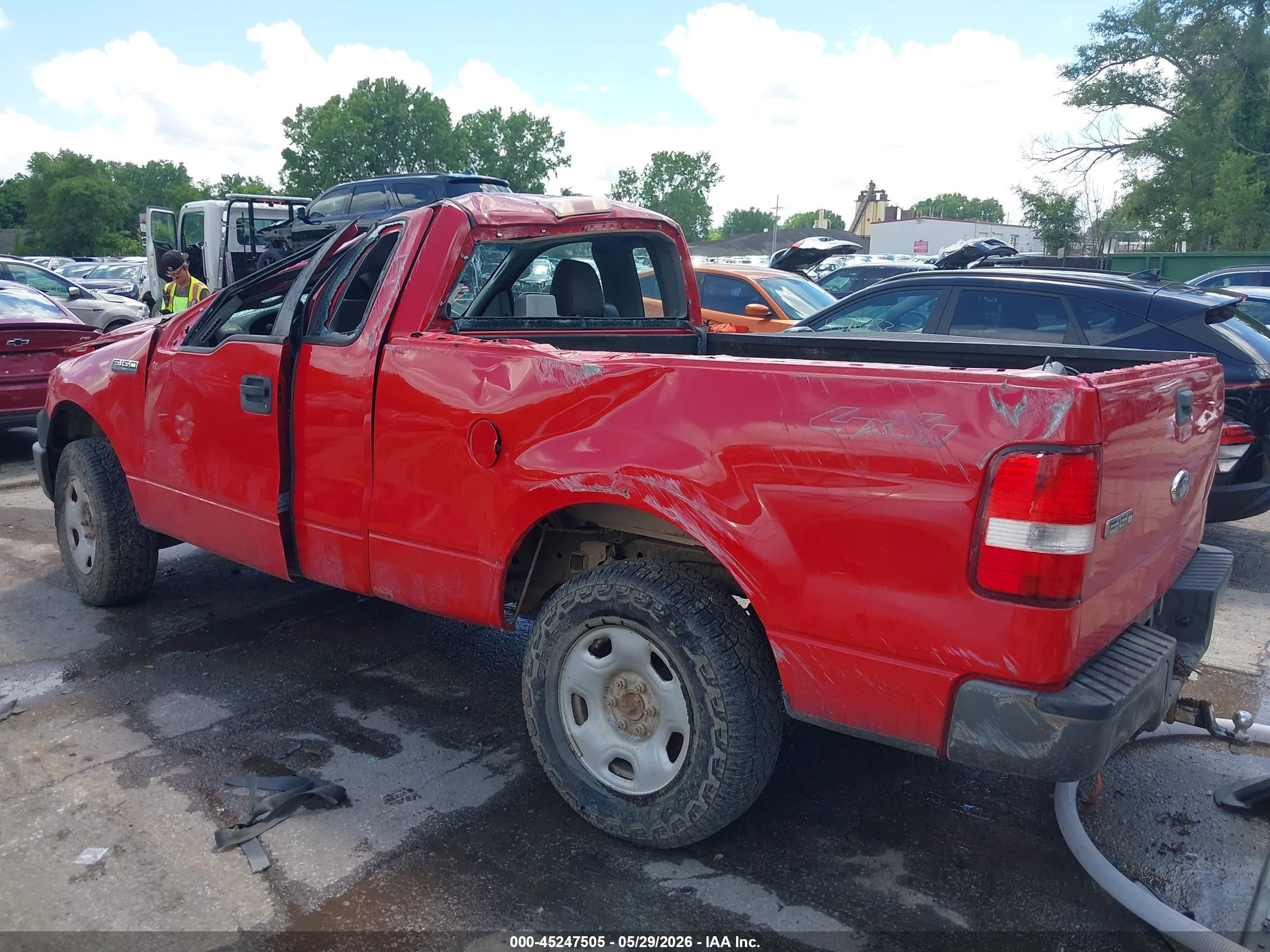 2008 Ford F-150 Stx/xl/xlt Red vin: 1FTRF14WX8KC88426