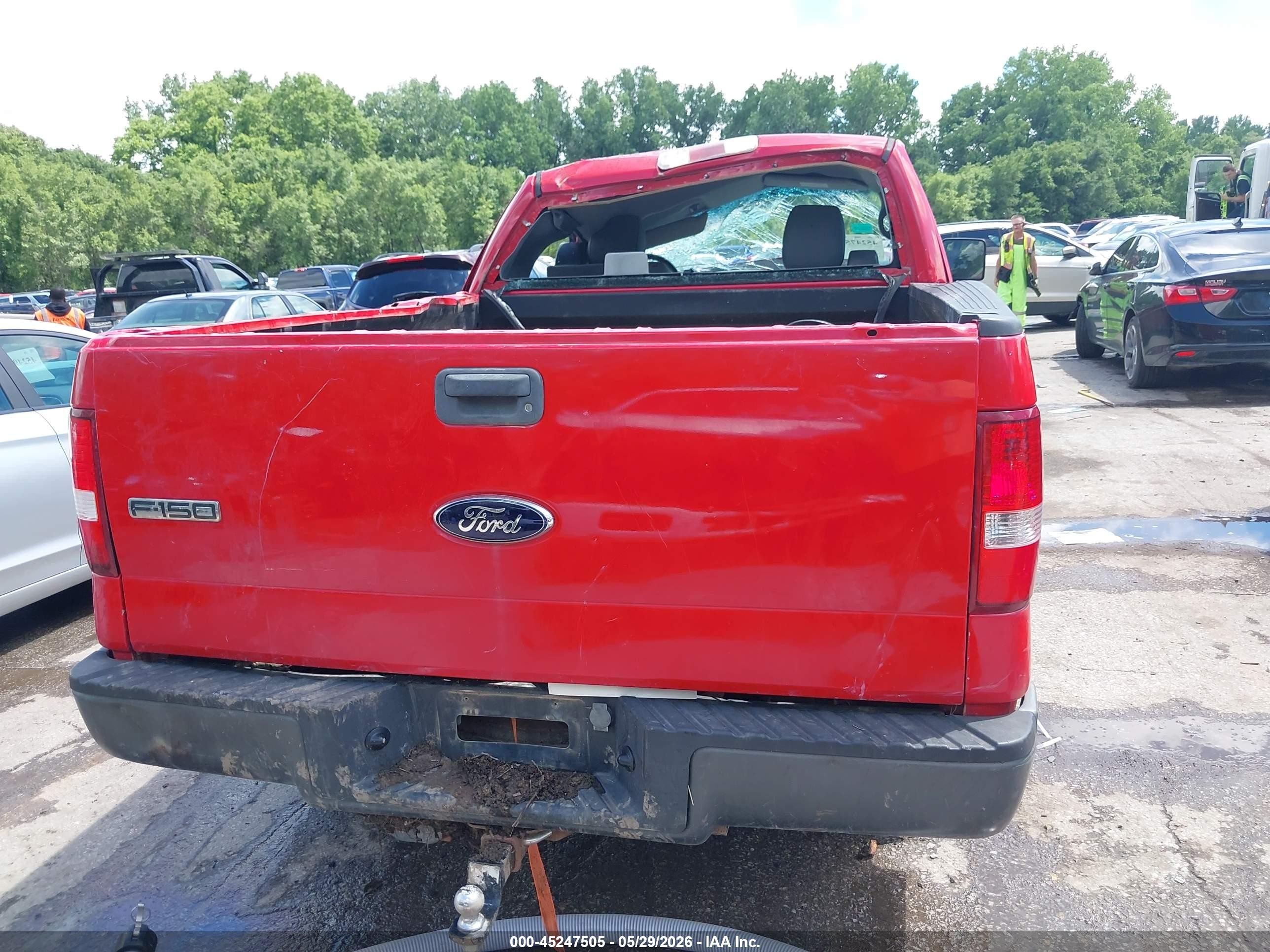 2008 Ford F-150 Stx/xl/xlt Red vin: 1FTRF14WX8KC88426
