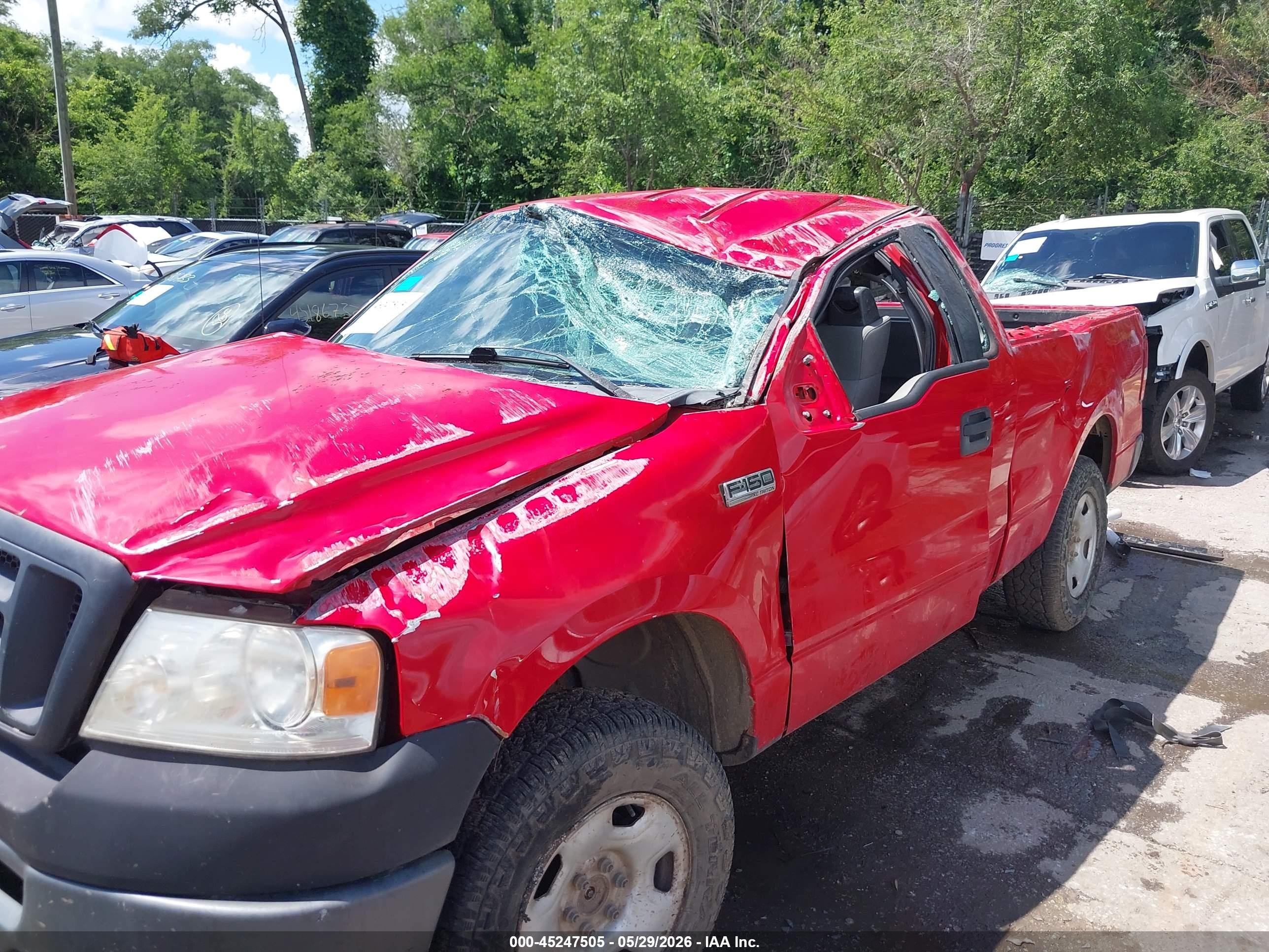 2008 Ford F-150 Stx/xl/xlt Red vin: 1FTRF14WX8KC88426