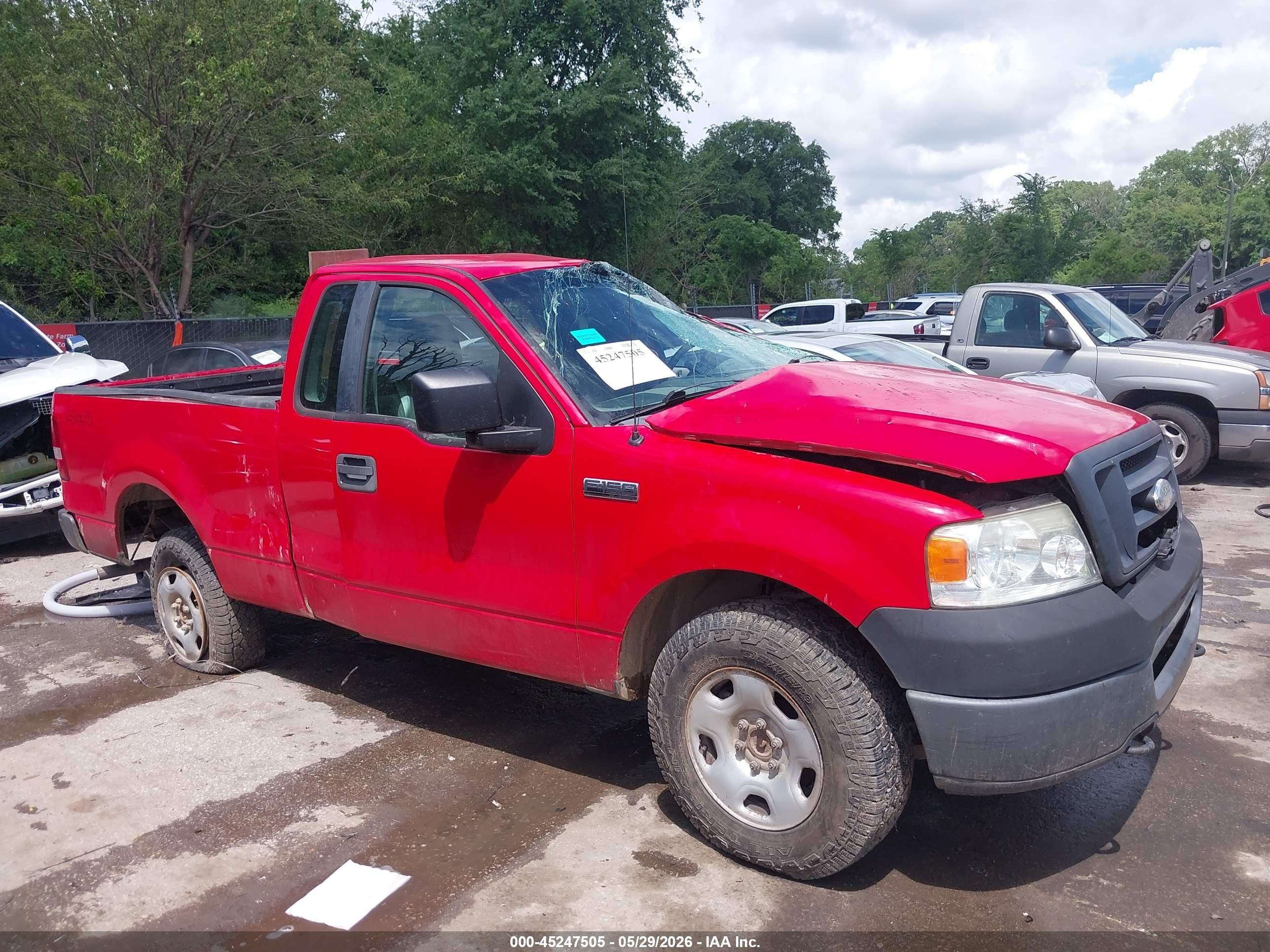 2008 Ford F-150 Stx/xl/xlt Red vin: 1FTRF14WX8KC88426