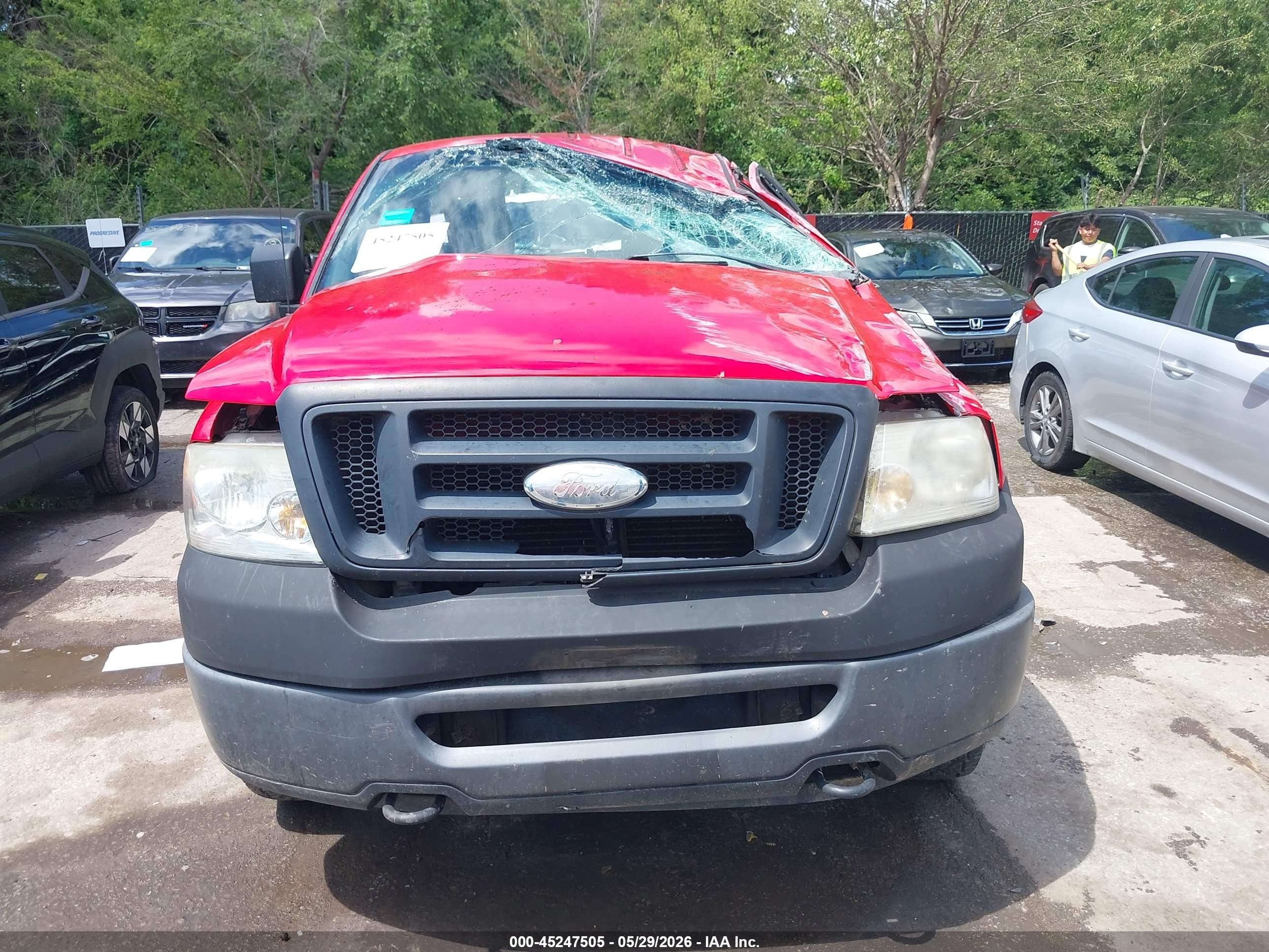 2008 Ford F-150 Stx/xl/xlt Red vin: 1FTRF14WX8KC88426