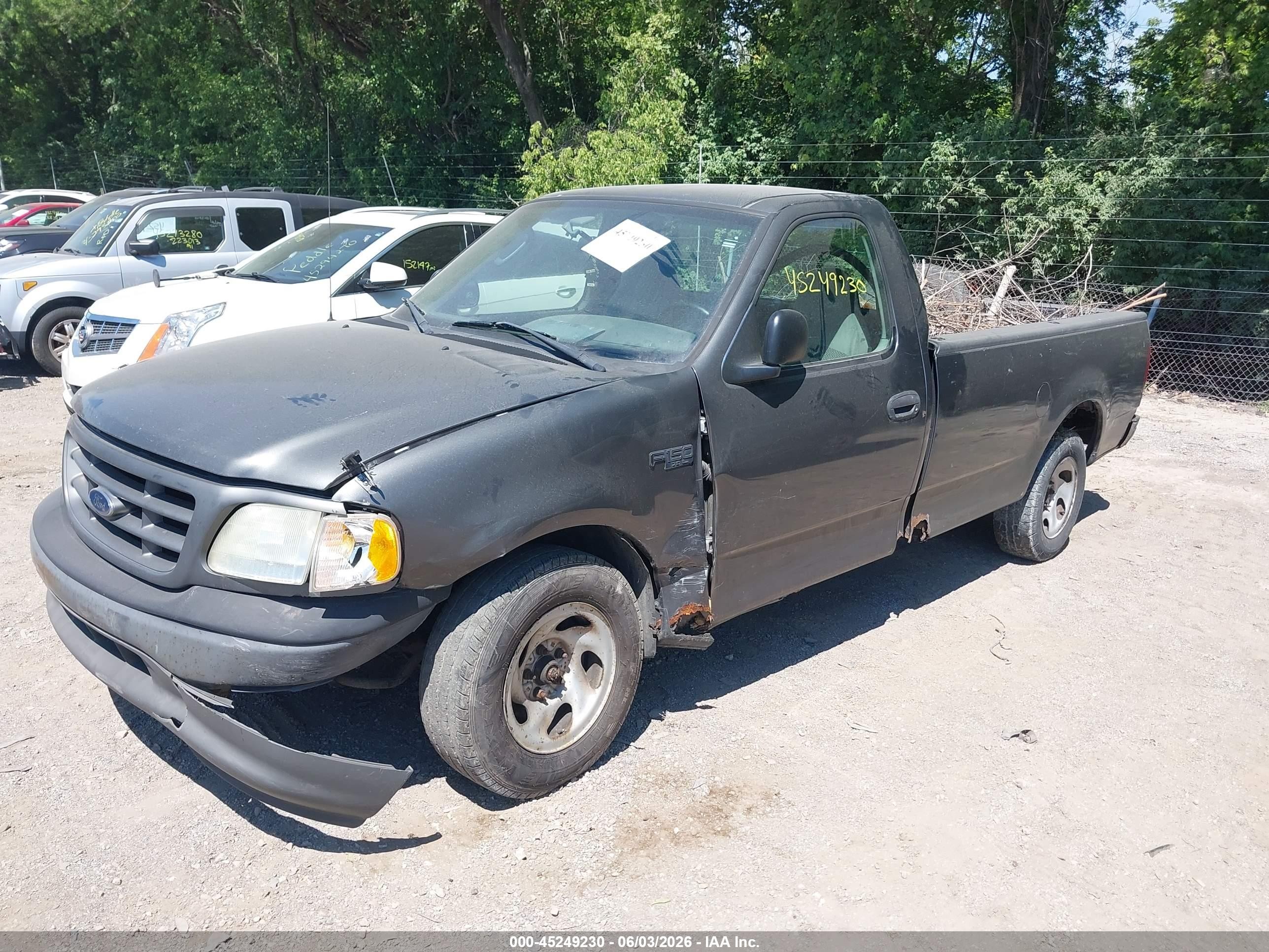 2003 Ford F-150 Xl/xlt Gray vin: 1FTRF17203NB43802