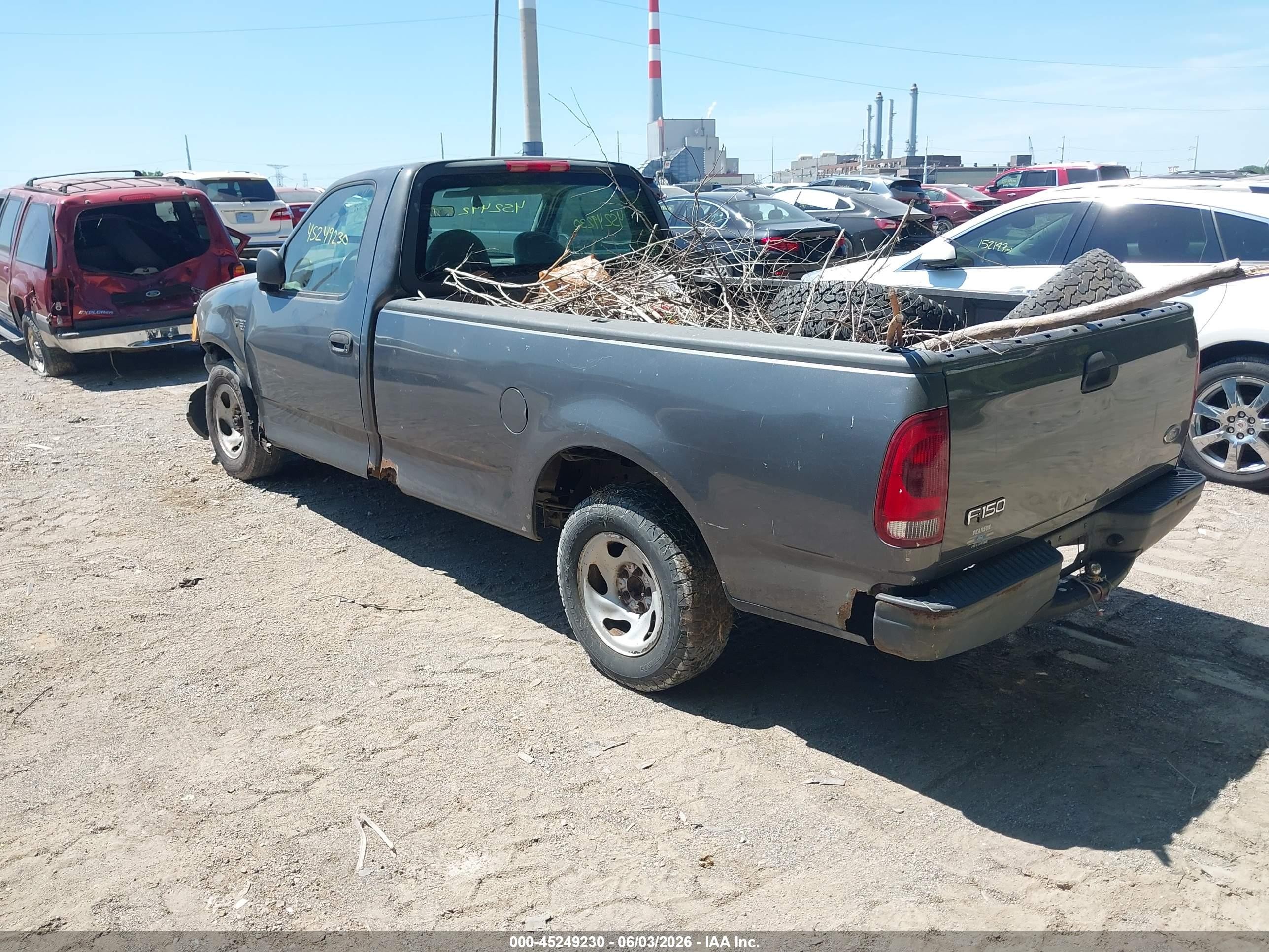 2003 Ford F-150 Xl/xlt Gray vin: 1FTRF17203NB43802