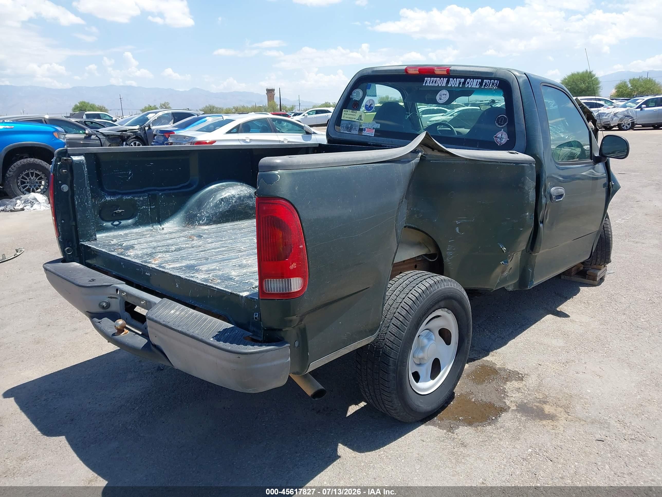 2002 Ford F-150 Xl/xlt Green vin: 1FTRF17212NA49989