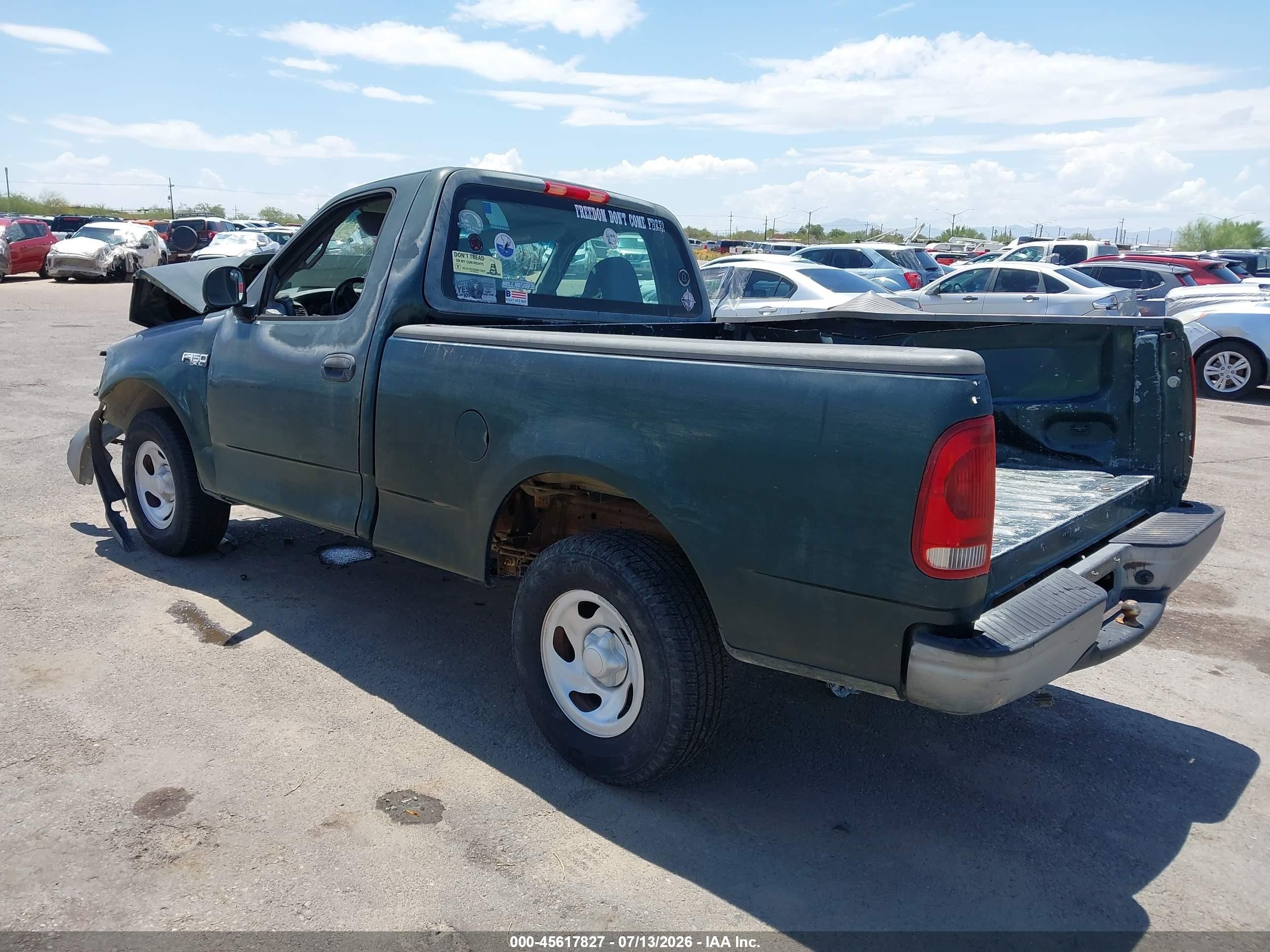 2002 Ford F-150 Xl/xlt Green vin: 1FTRF17212NA49989