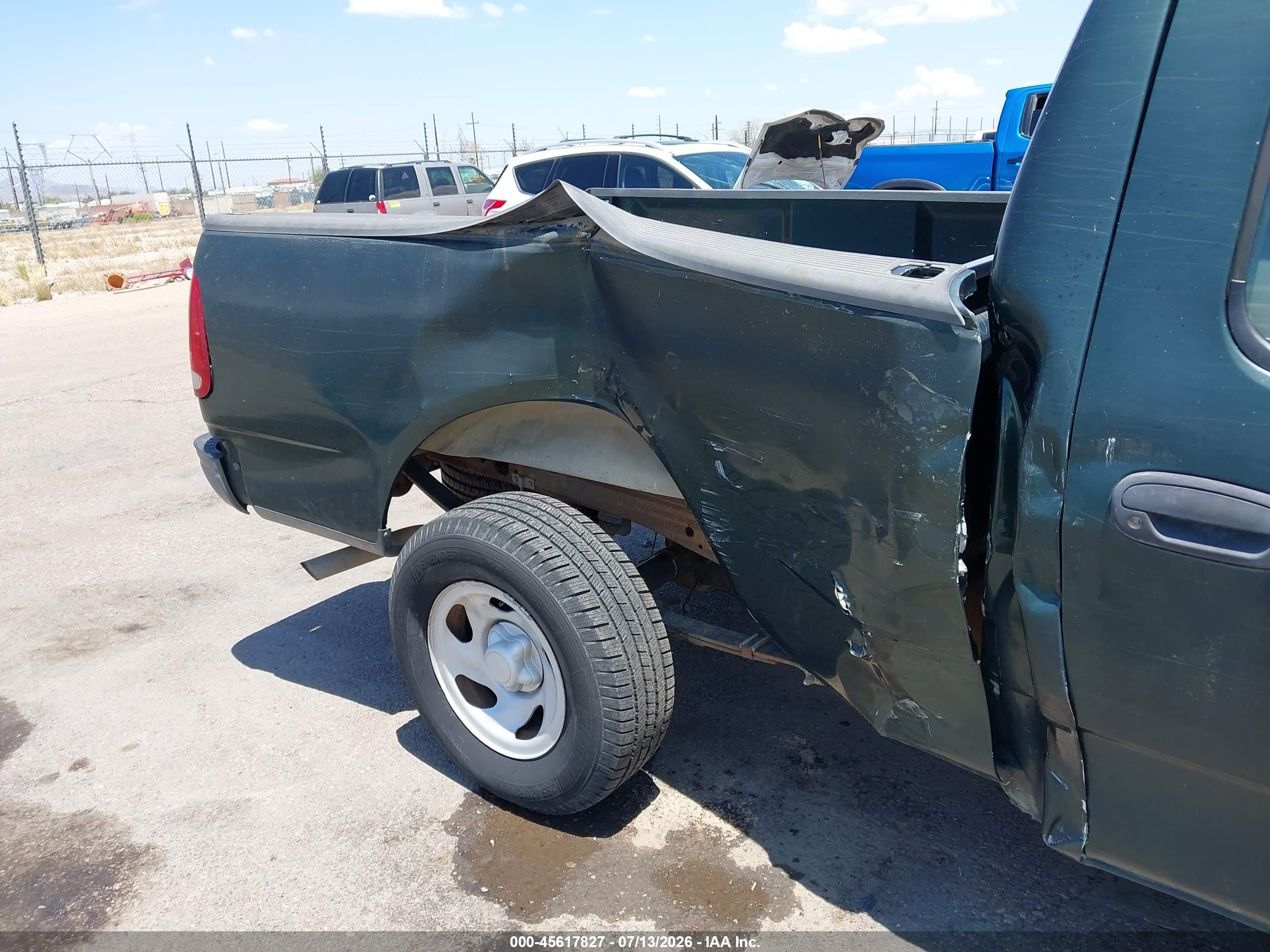 2002 Ford F-150 Xl/xlt Green vin: 1FTRF17212NA49989