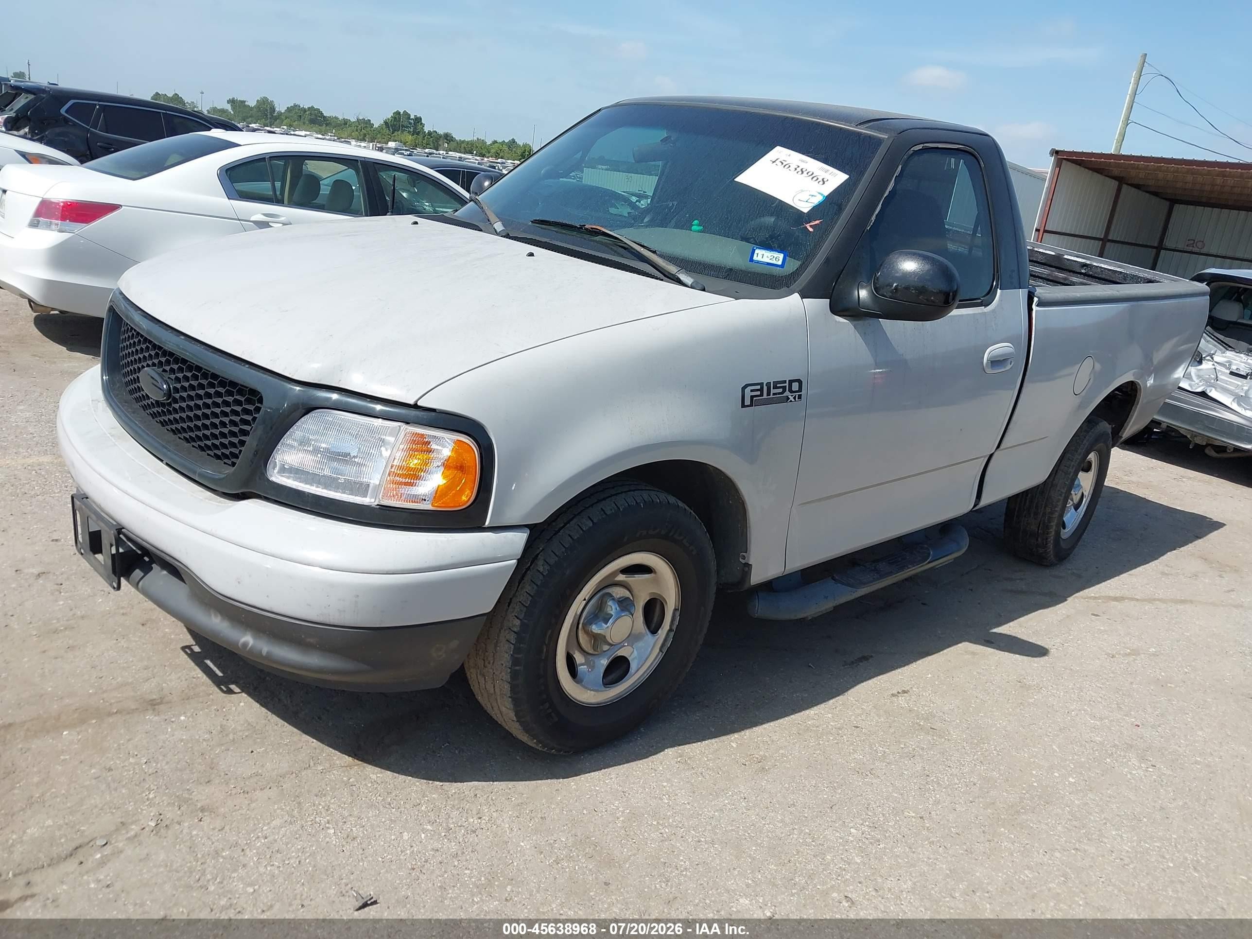 2002 Ford F-150 Xl/xlt White vin: 1FTRF17222KB09957