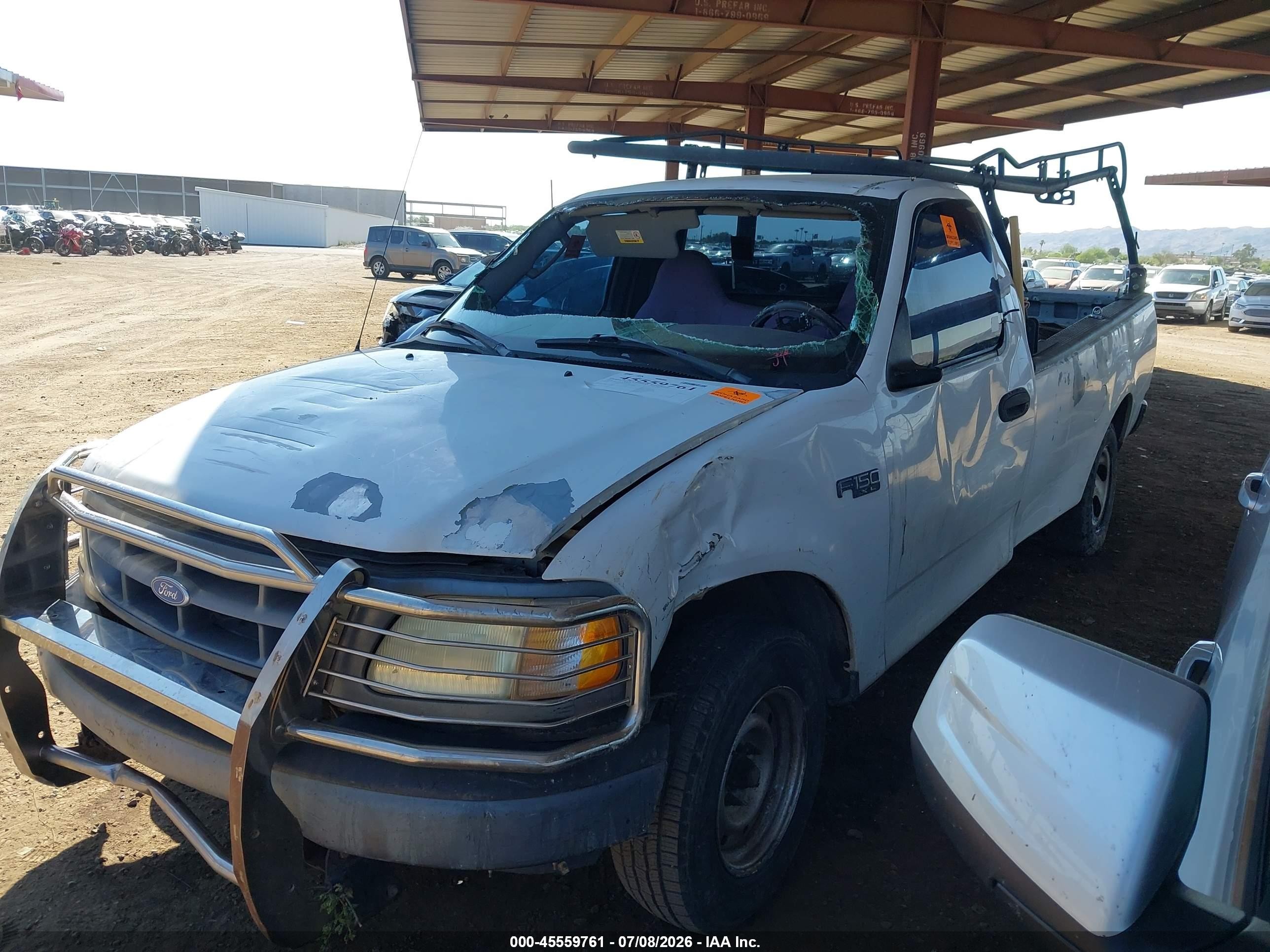 2002 Ford F-150 Xl/xlt White vin: 1FTRF17222KD14744