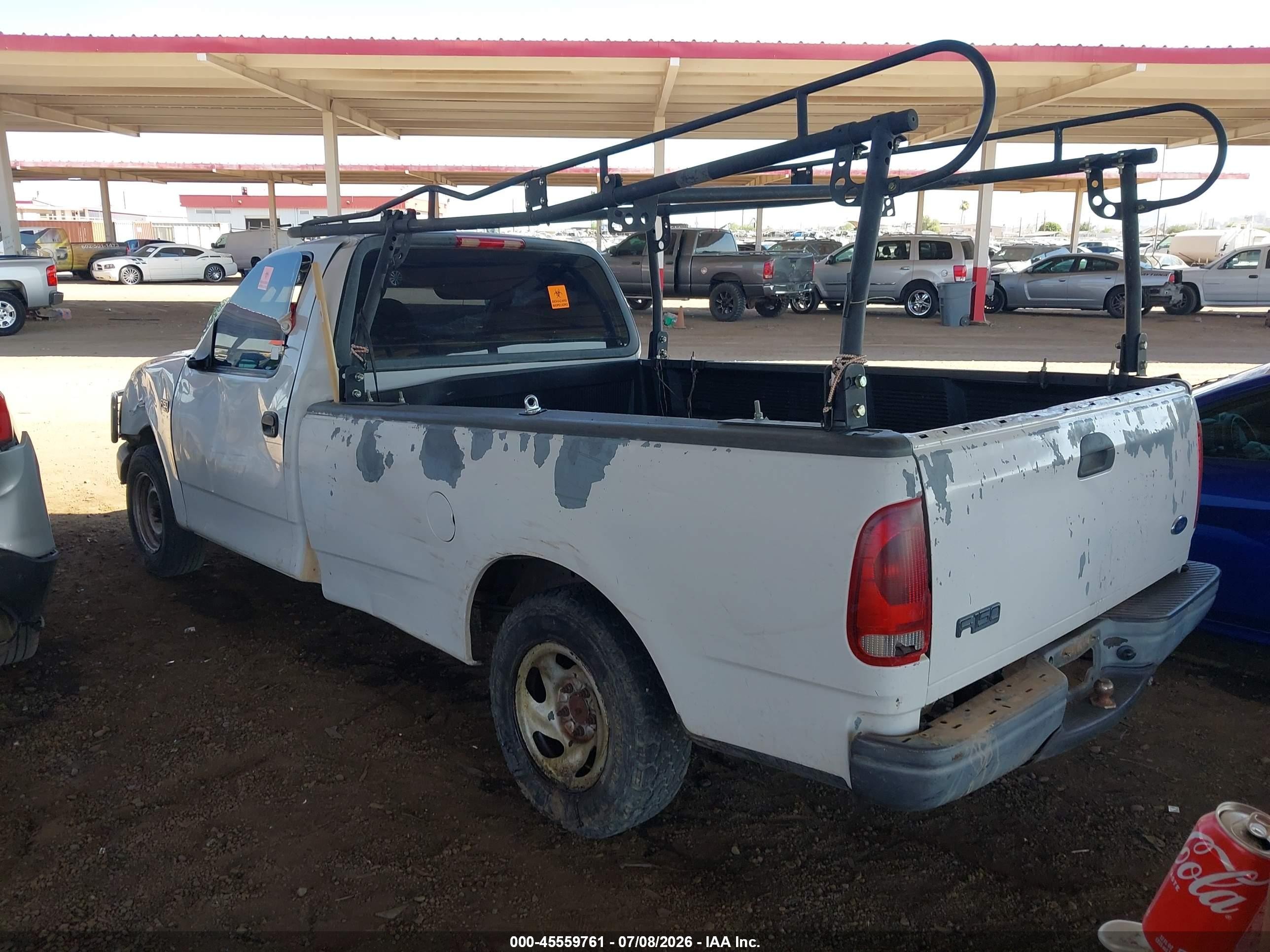 2002 Ford F-150 Xl/xlt White vin: 1FTRF17222KD14744