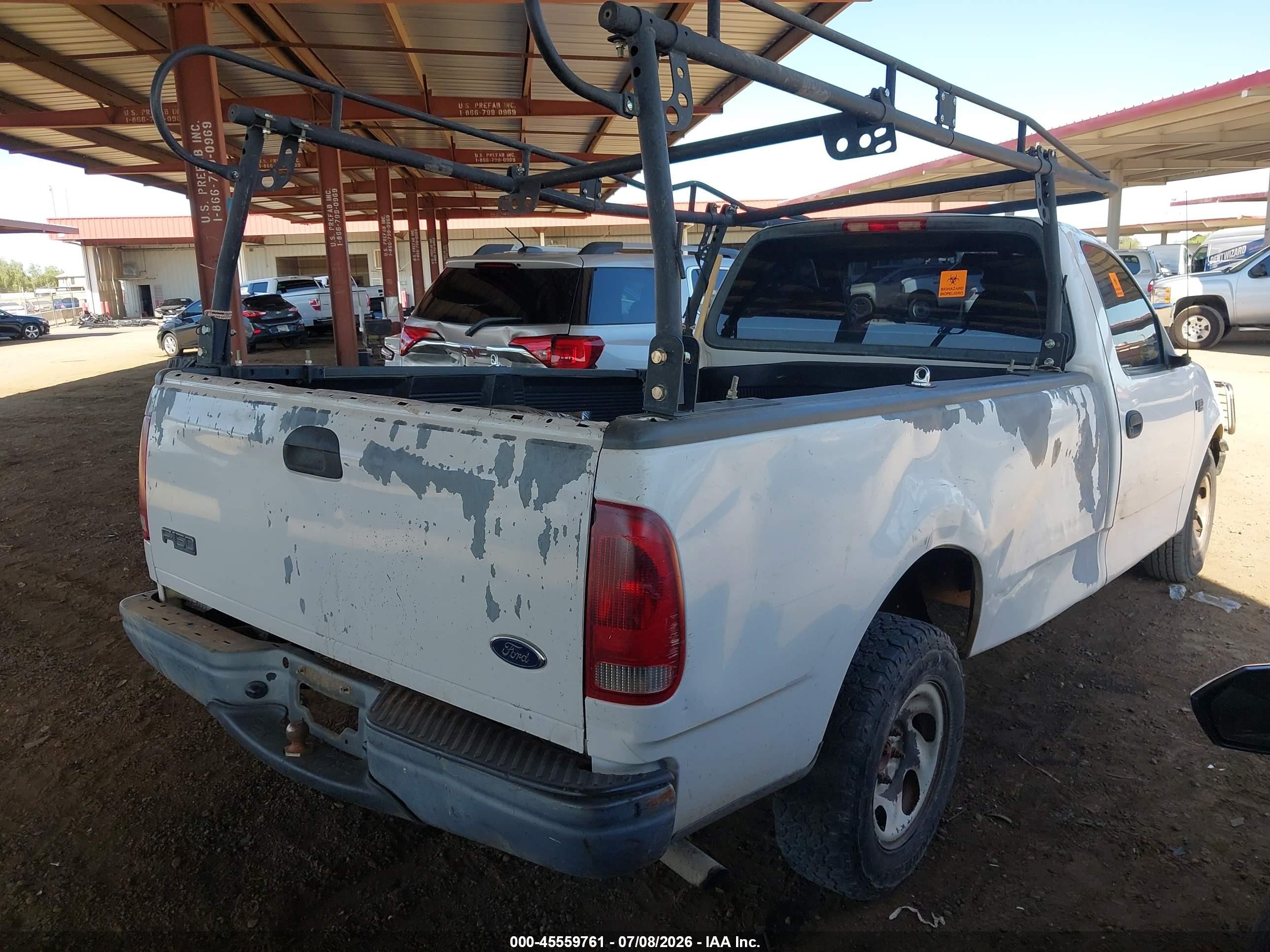 2002 Ford F-150 Xl/xlt White vin: 1FTRF17222KD14744