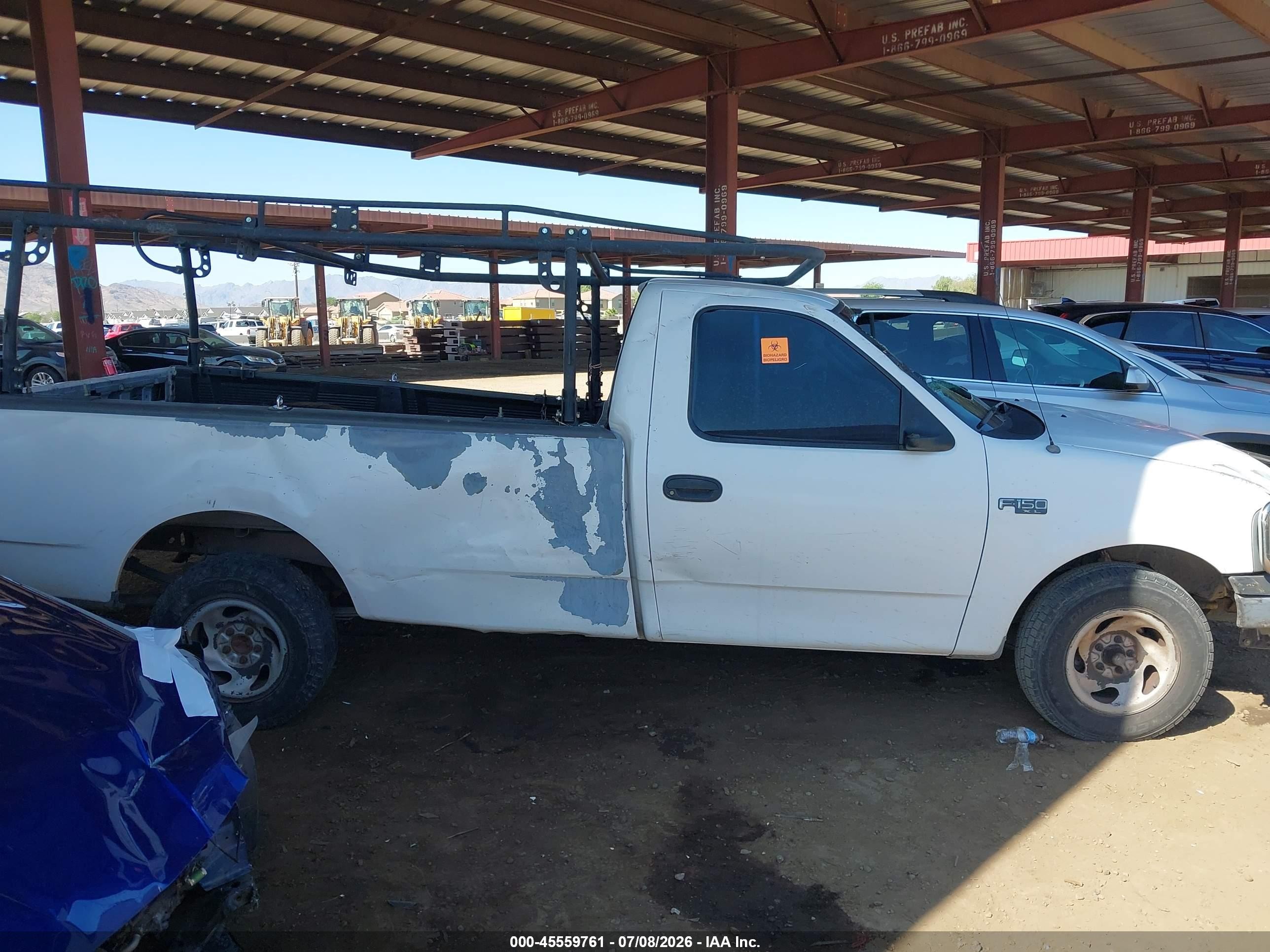 2002 Ford F-150 Xl/xlt White vin: 1FTRF17222KD14744