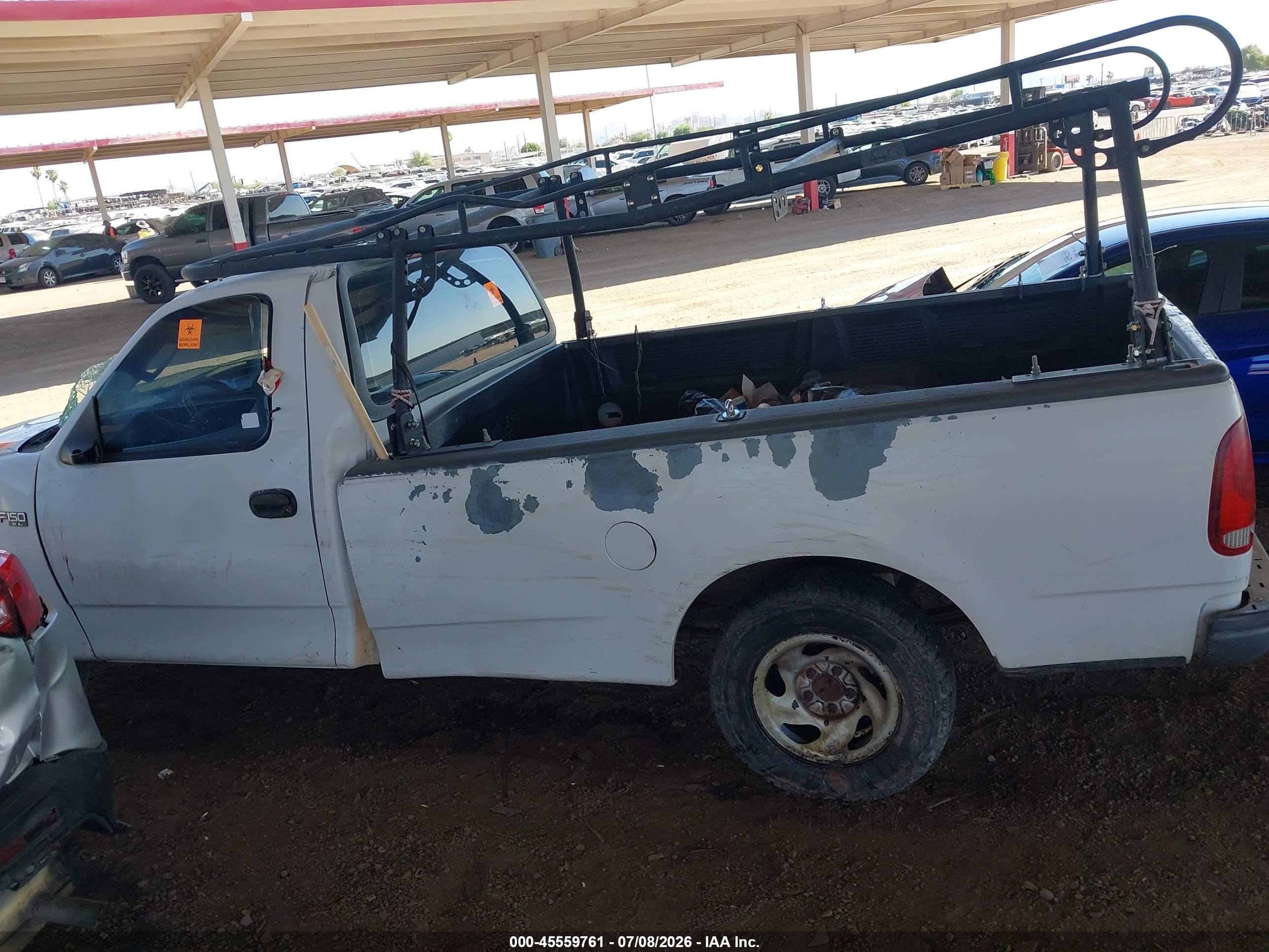 2002 Ford F-150 Xl/xlt White vin: 1FTRF17222KD14744
