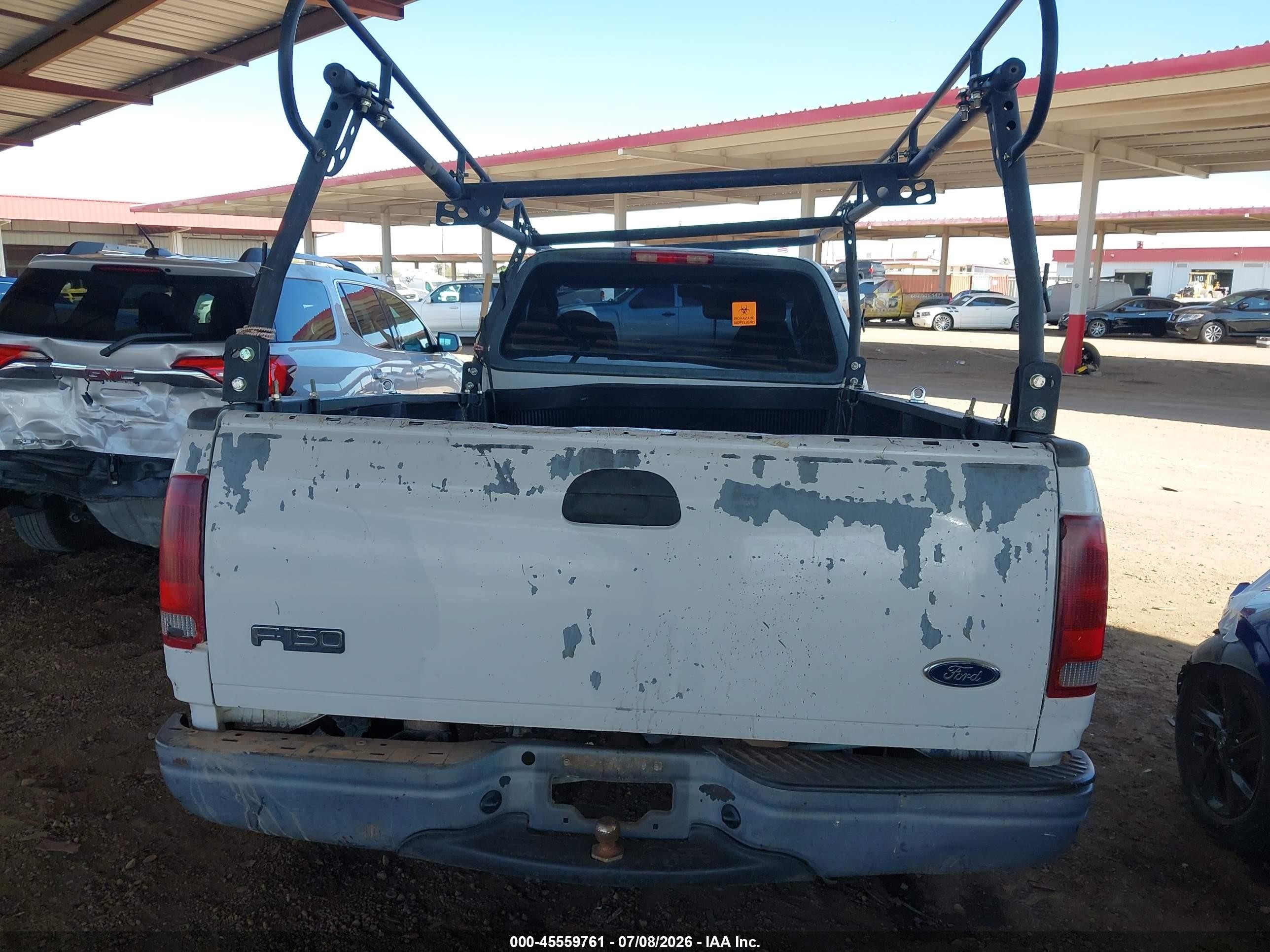 2002 Ford F-150 Xl/xlt White vin: 1FTRF17222KD14744