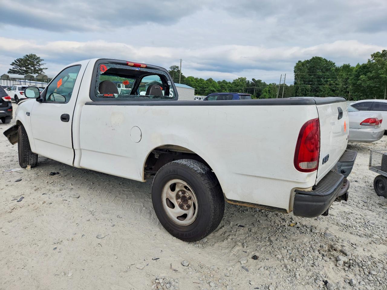 2003 Ford F150 White vin: 1FTRF17223NB46748
