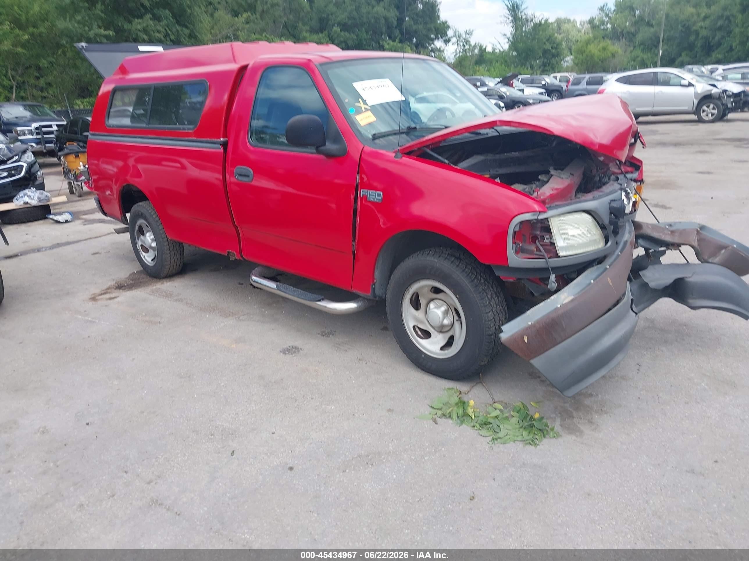 2003 Ford F-150 Xl/xlt Красный vin: 1FTRF17233NA84891