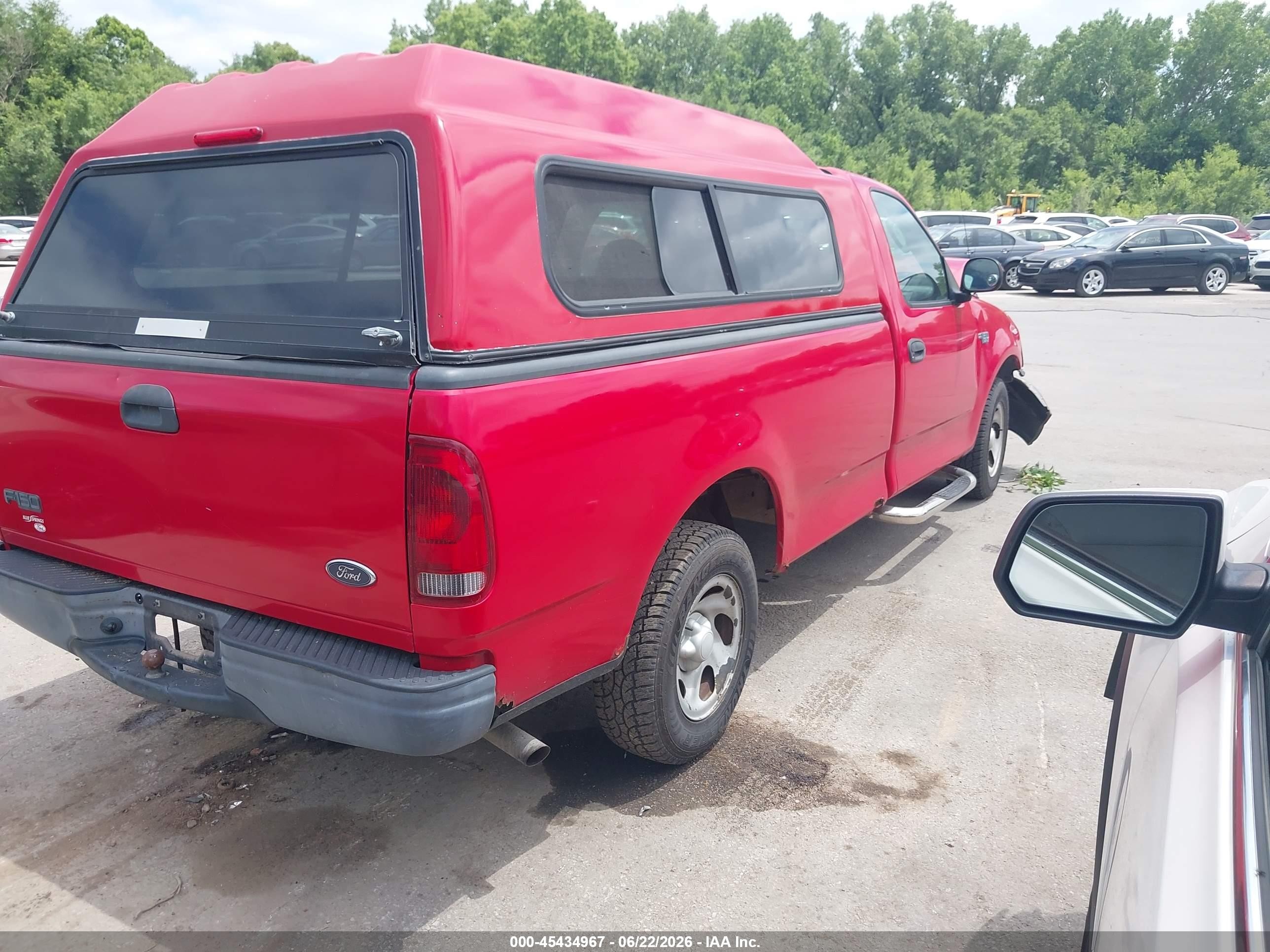 2003 Ford F-150 Xl/xlt Красный vin: 1FTRF17233NA84891