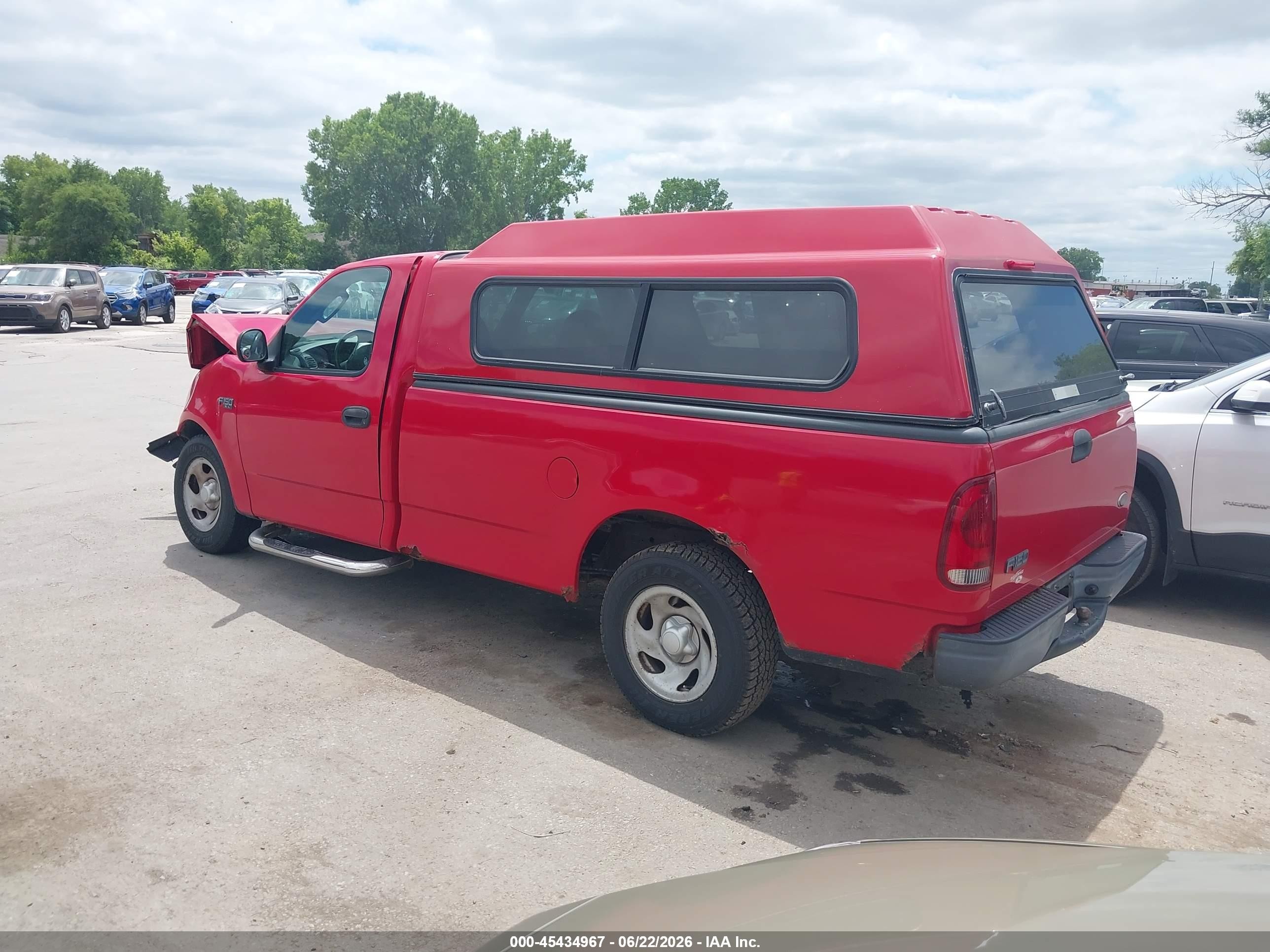 2003 Ford F-150 Xl/xlt Красный vin: 1FTRF17233NA84891