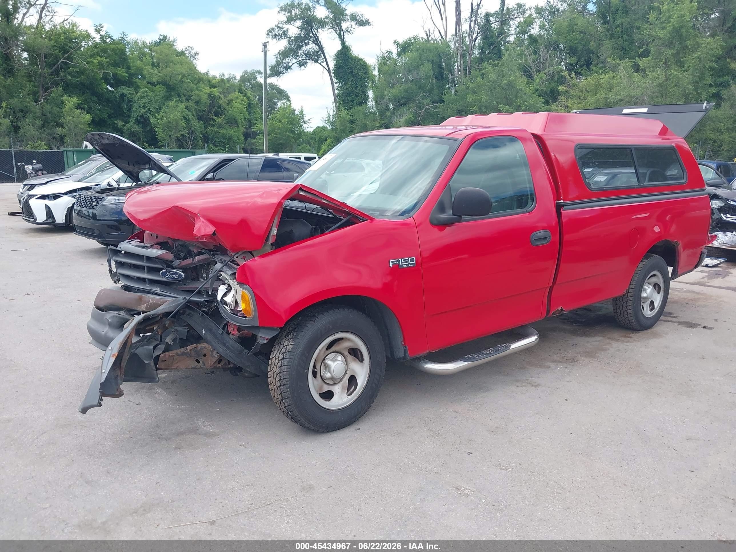 2003 Ford F-150 Xl/xlt Красный vin: 1FTRF17233NA84891