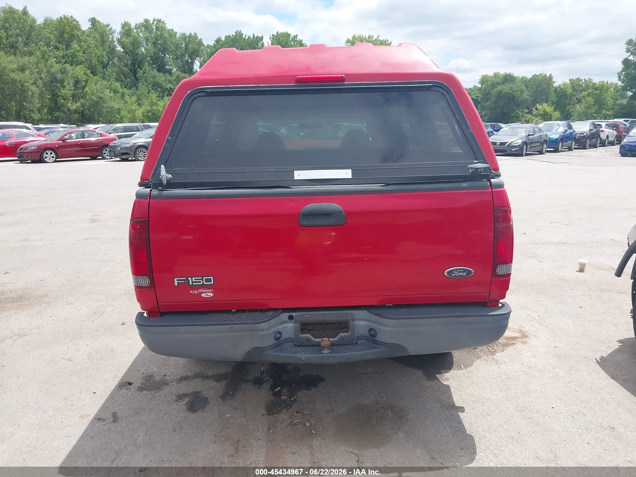 2003 Ford F-150 Xl/xlt Красный vin: 1FTRF17233NA84891