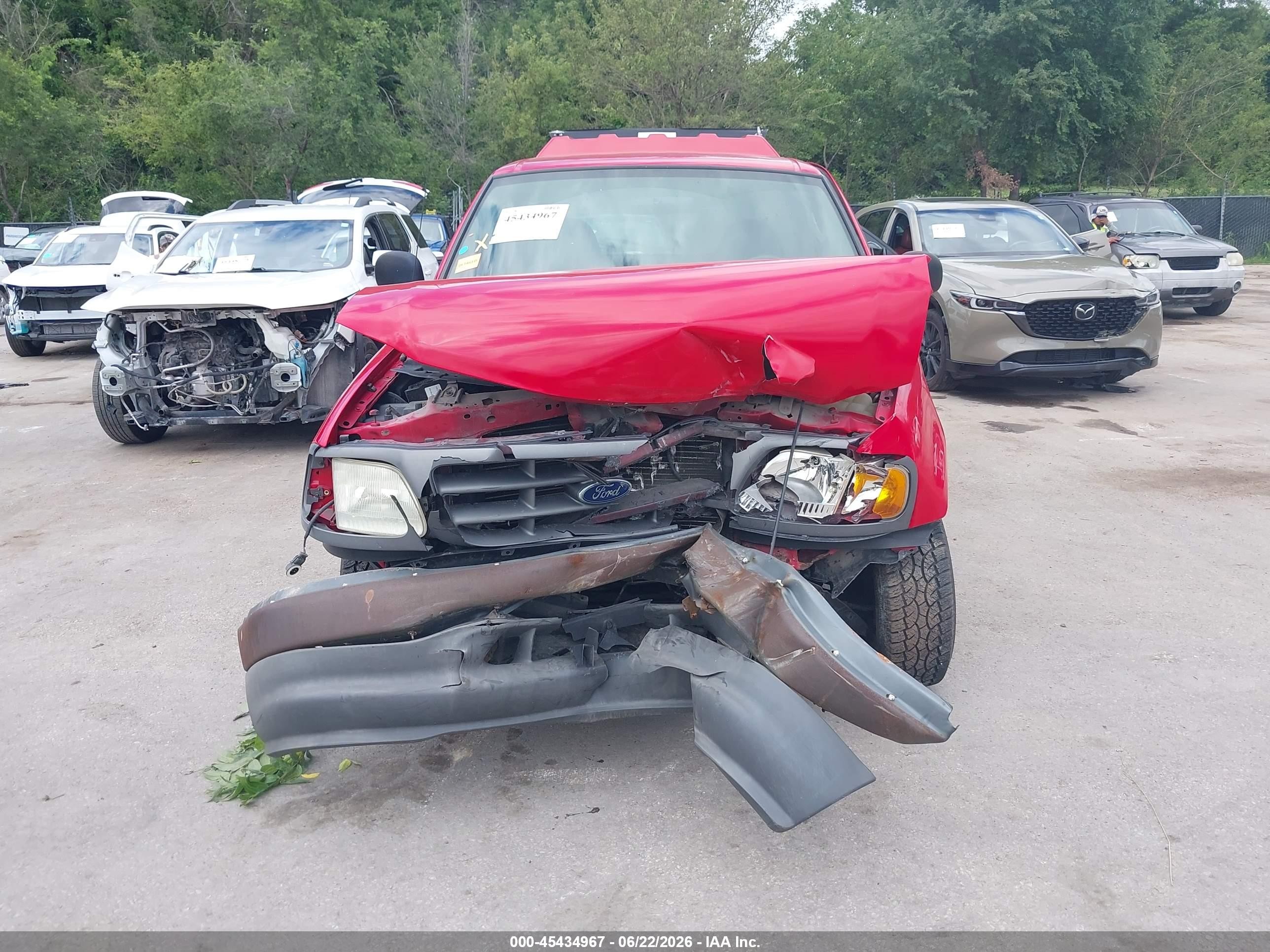 2003 Ford F-150 Xl/xlt Красный vin: 1FTRF17233NA84891