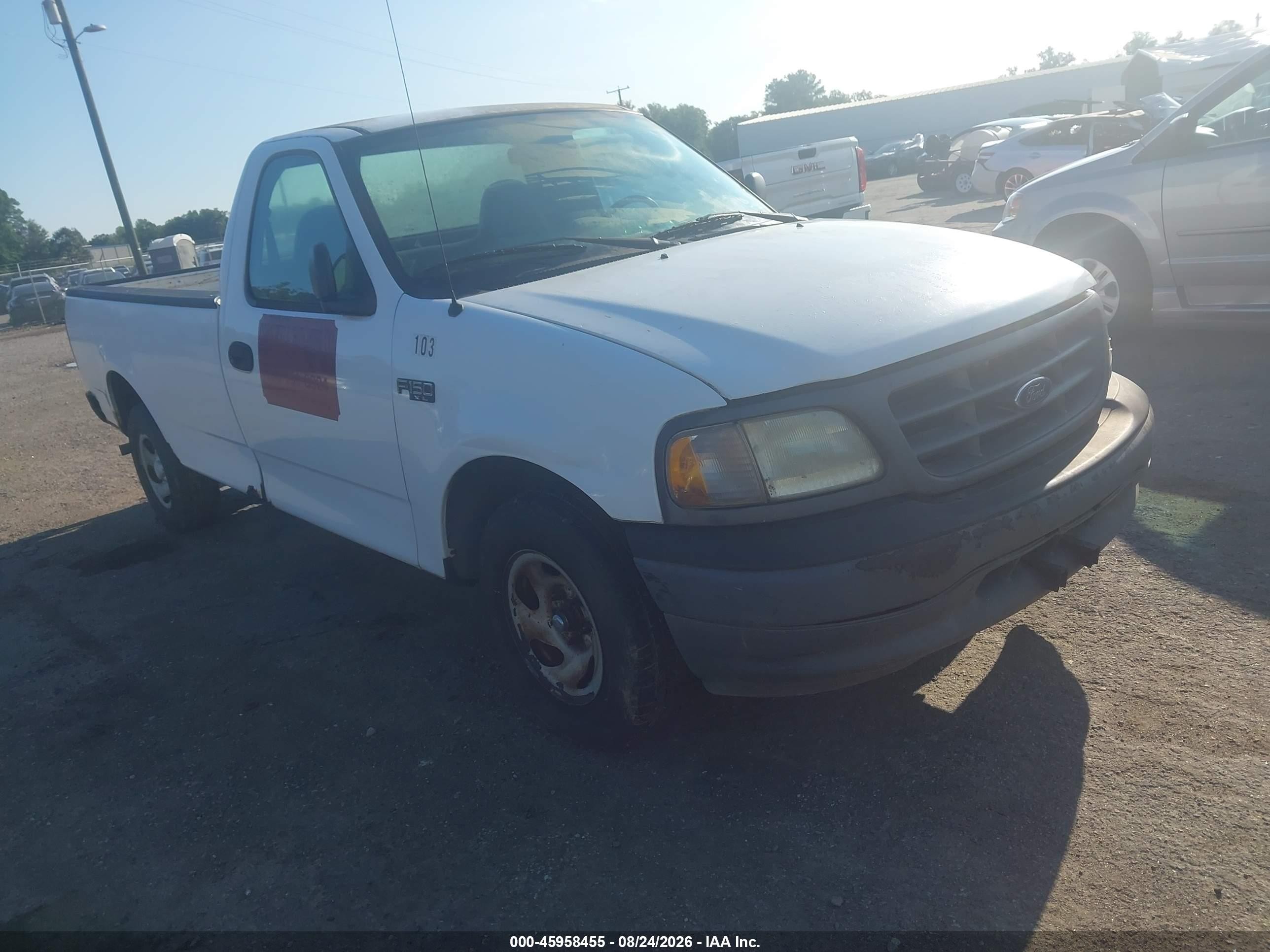 2003 Ford F-150 Xl/xlt White vin: 1FTRF17233NB27870