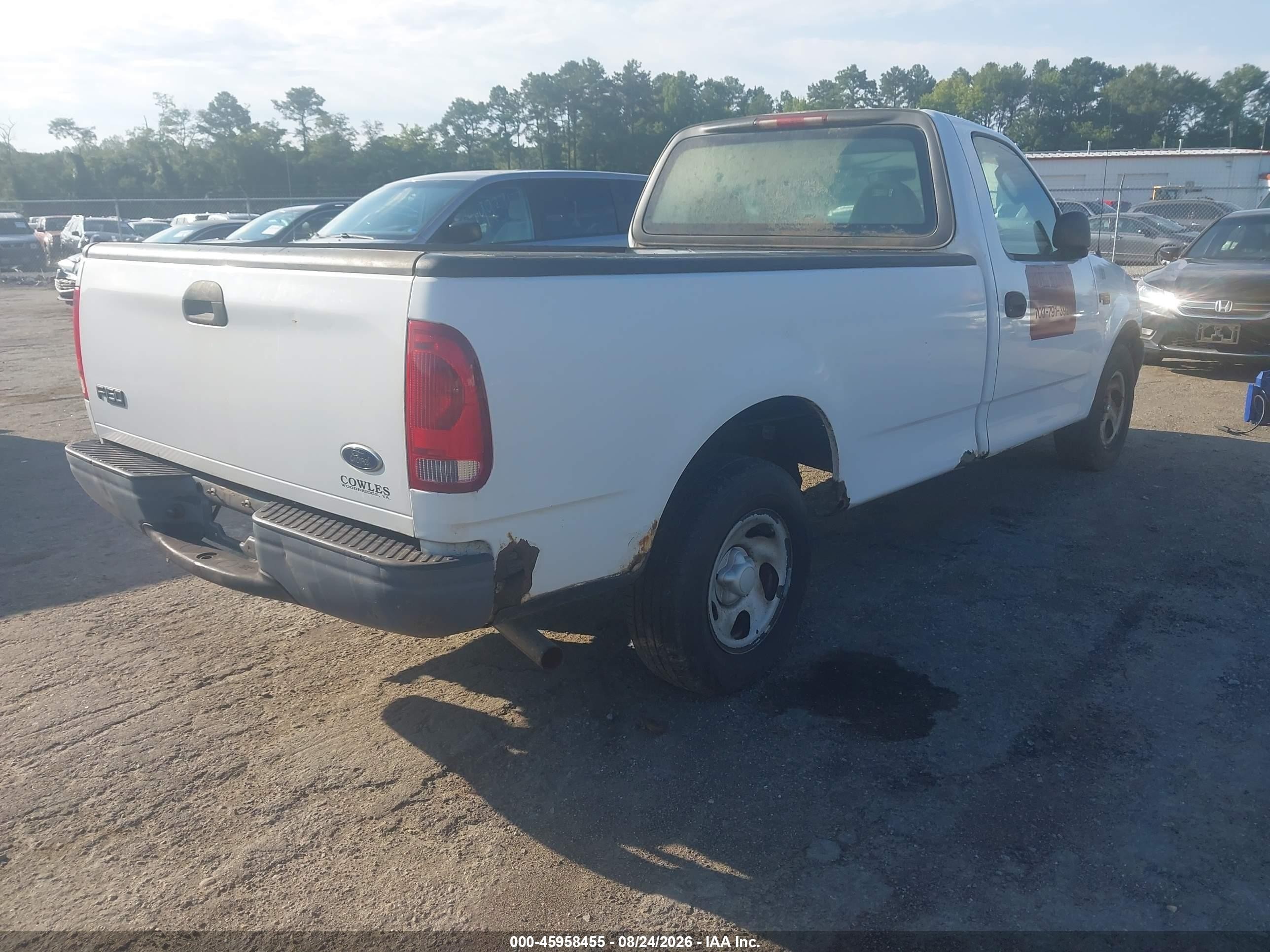 2003 Ford F-150 Xl/xlt White vin: 1FTRF17233NB27870