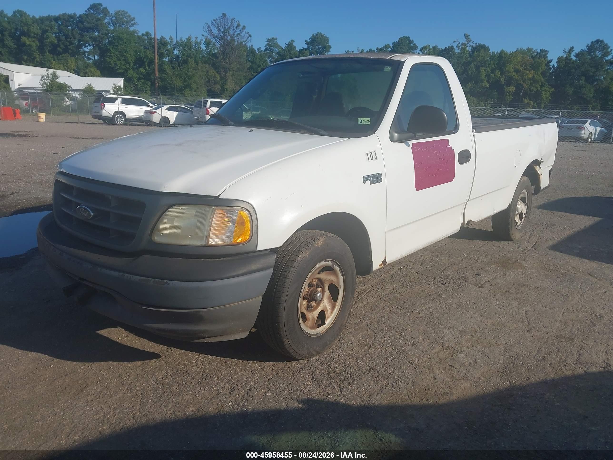 2003 Ford F-150 Xl/xlt White vin: 1FTRF17233NB27870