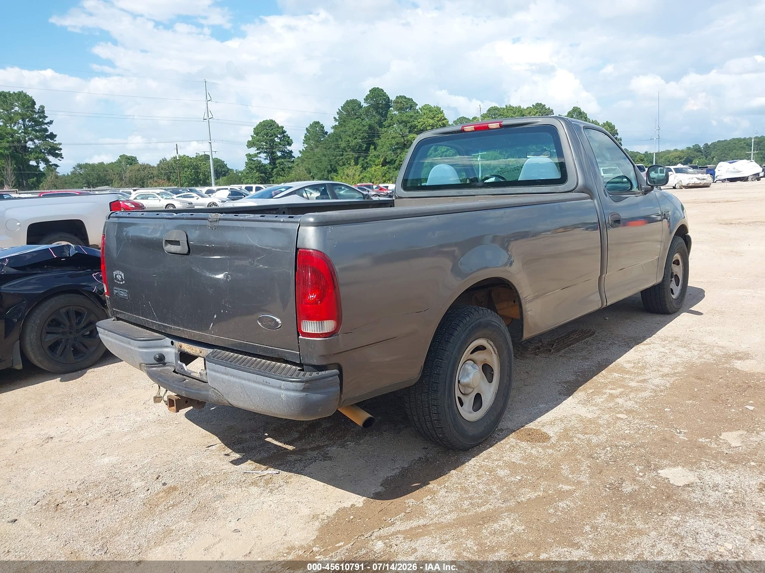 2002 Ford F-150 Xl/xlt Gray vin: 1FTRF17242NB45664